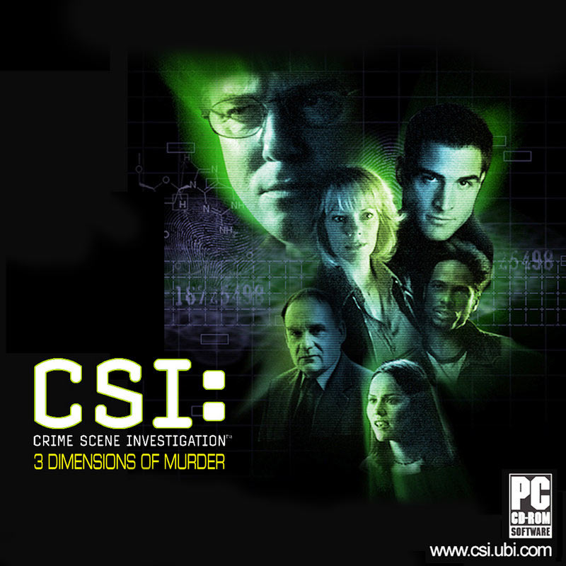 CSI: 3 Dimensions of Murder - pedn CD obal