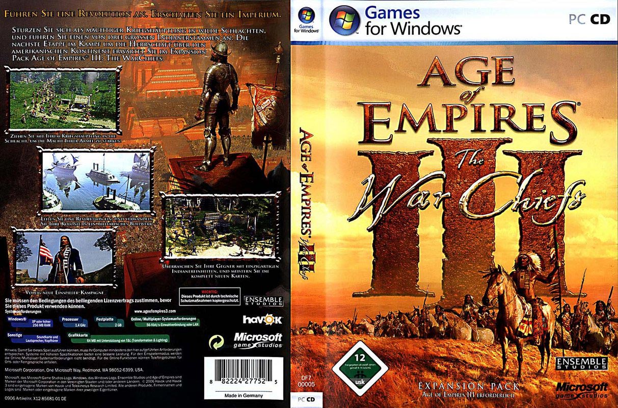 age of empires 3 war chiefs product keys