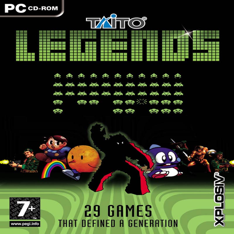 Taito Legends - pedn CD obal