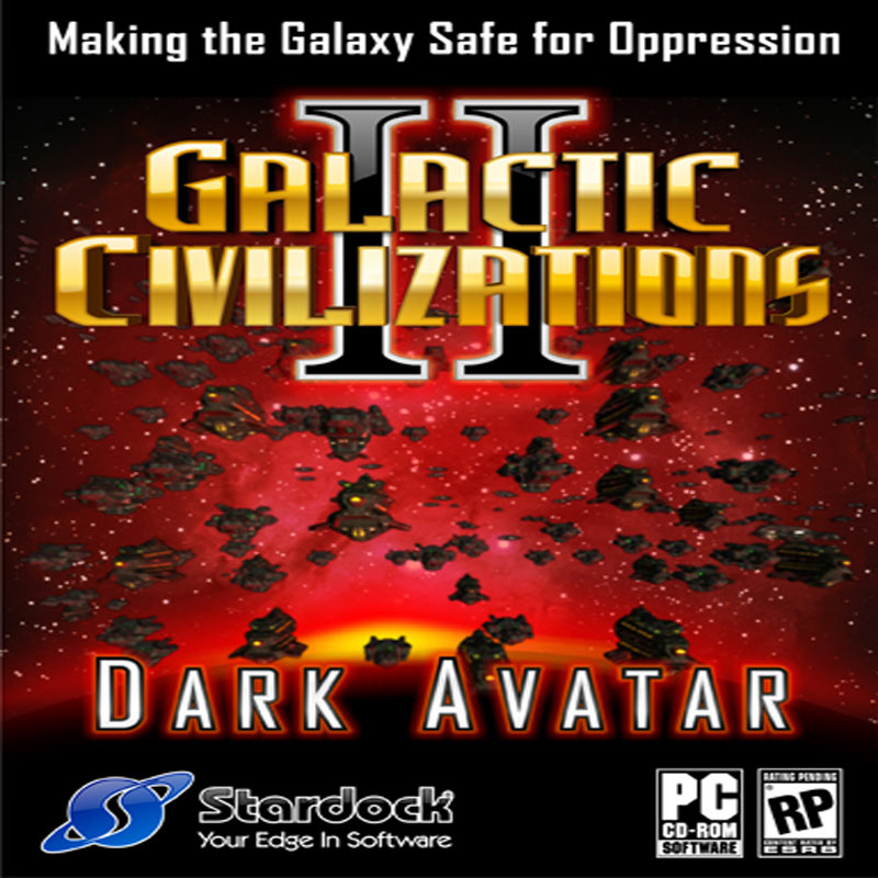 Galactic Civilizations 2: Dark Avatar - pedn CD obal