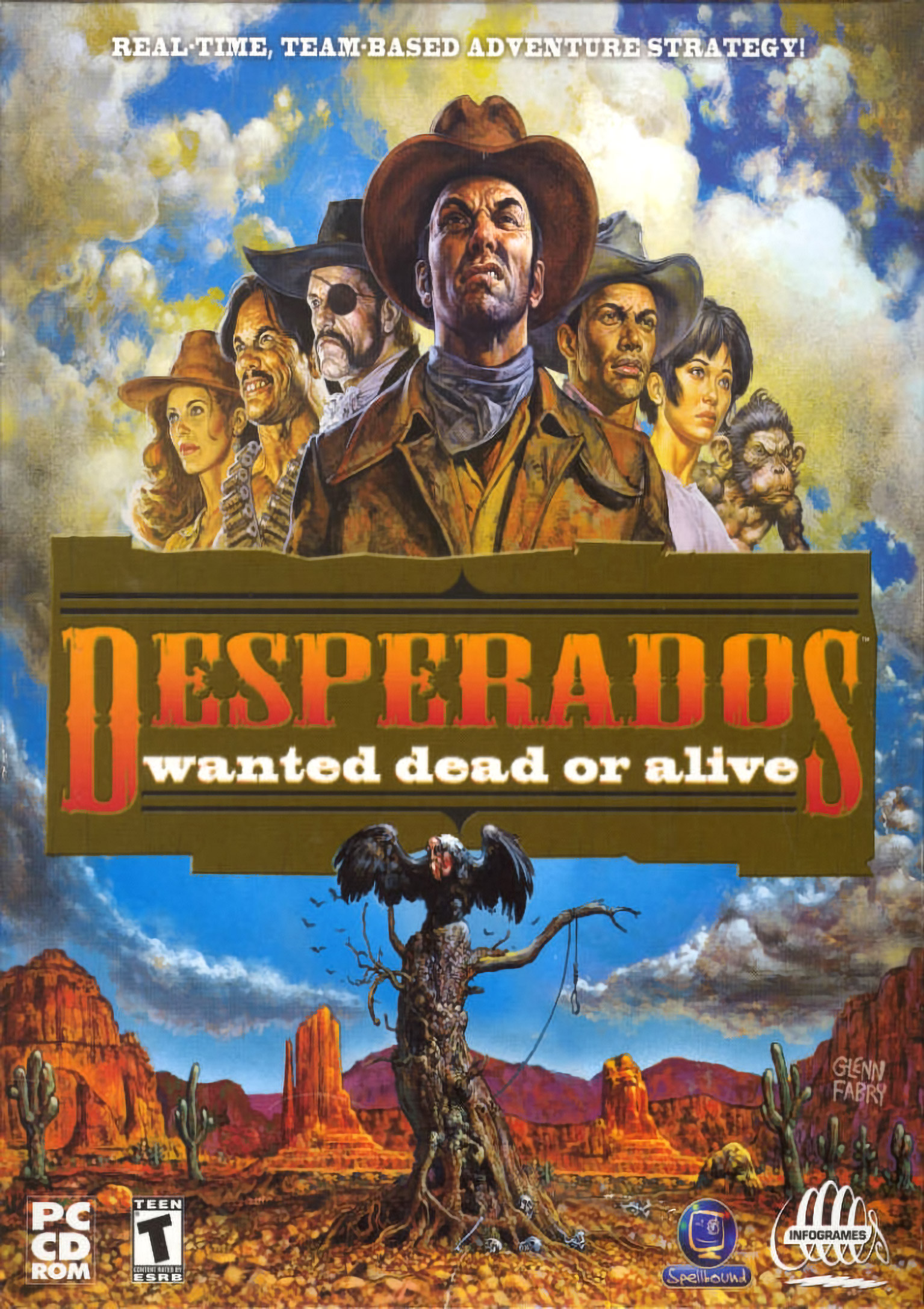 Desperados: Wanted Dead or Alive - pedn DVD obal 2
