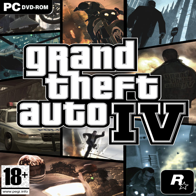 Grand Theft Auto IV - pedn CD obal 2
