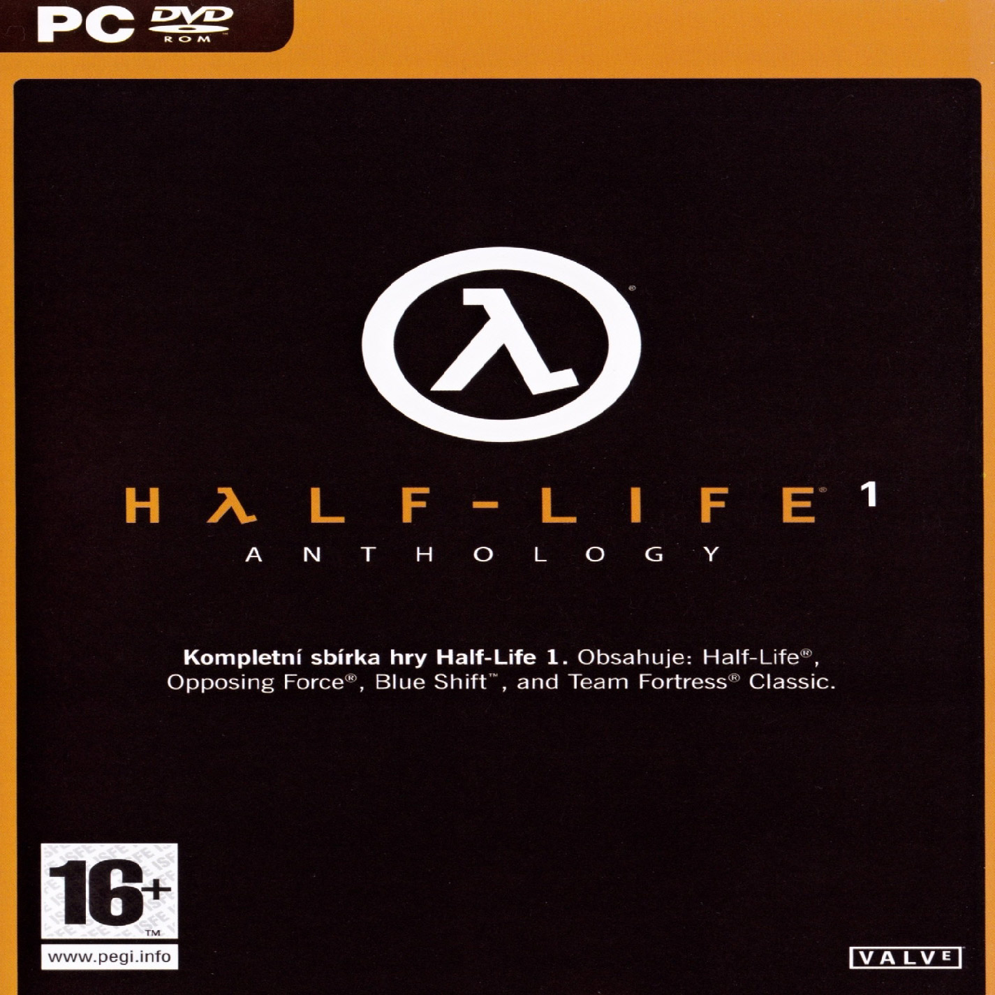 Half-Life 1: Anthology - pedn CD obal