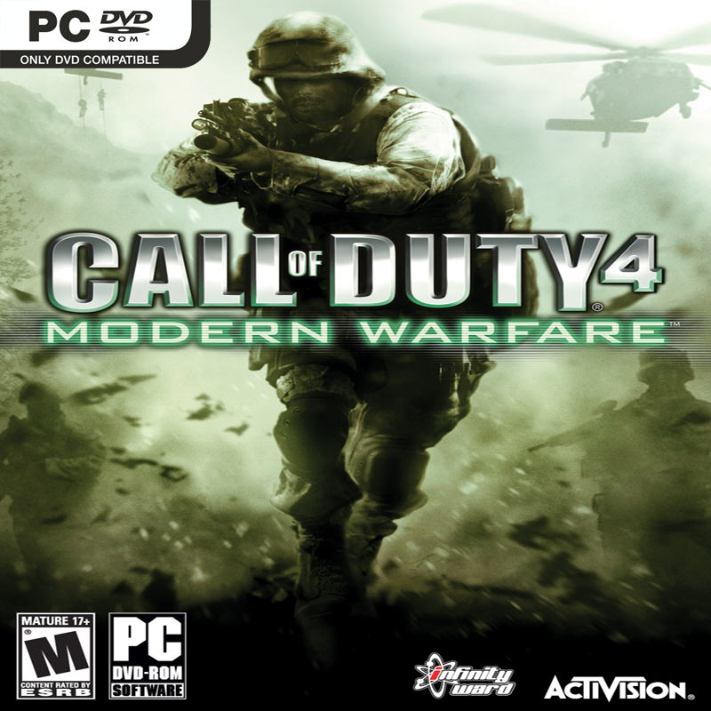 Call of Duty 4: Modern Warfare - pedn CD obal