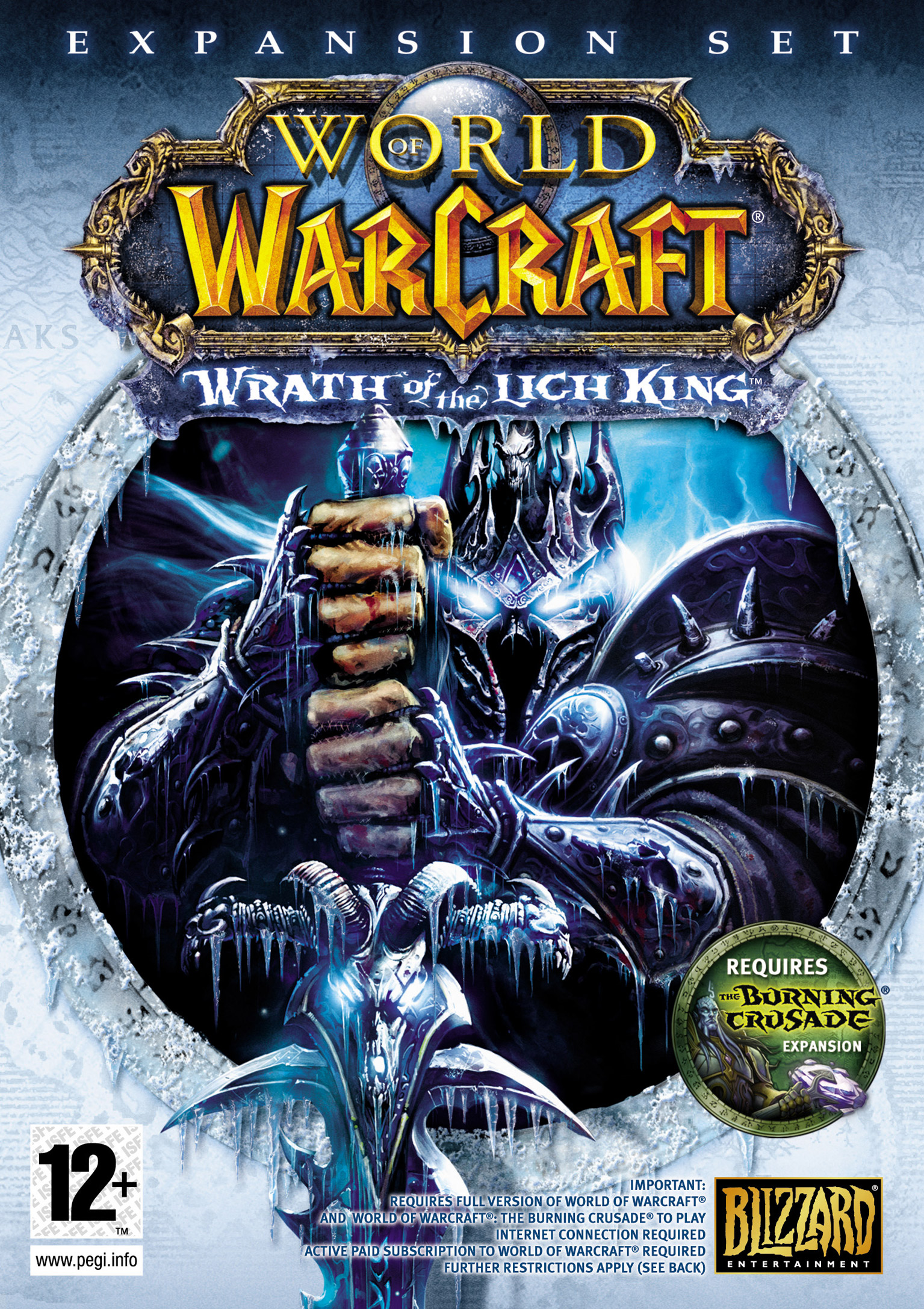 World of Warcraft: Wrath of the Lich King - pedn DVD obal
