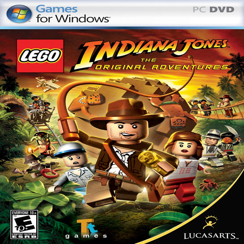 LEGO Indiana Jones: The Original Adventures - pedn CD obal