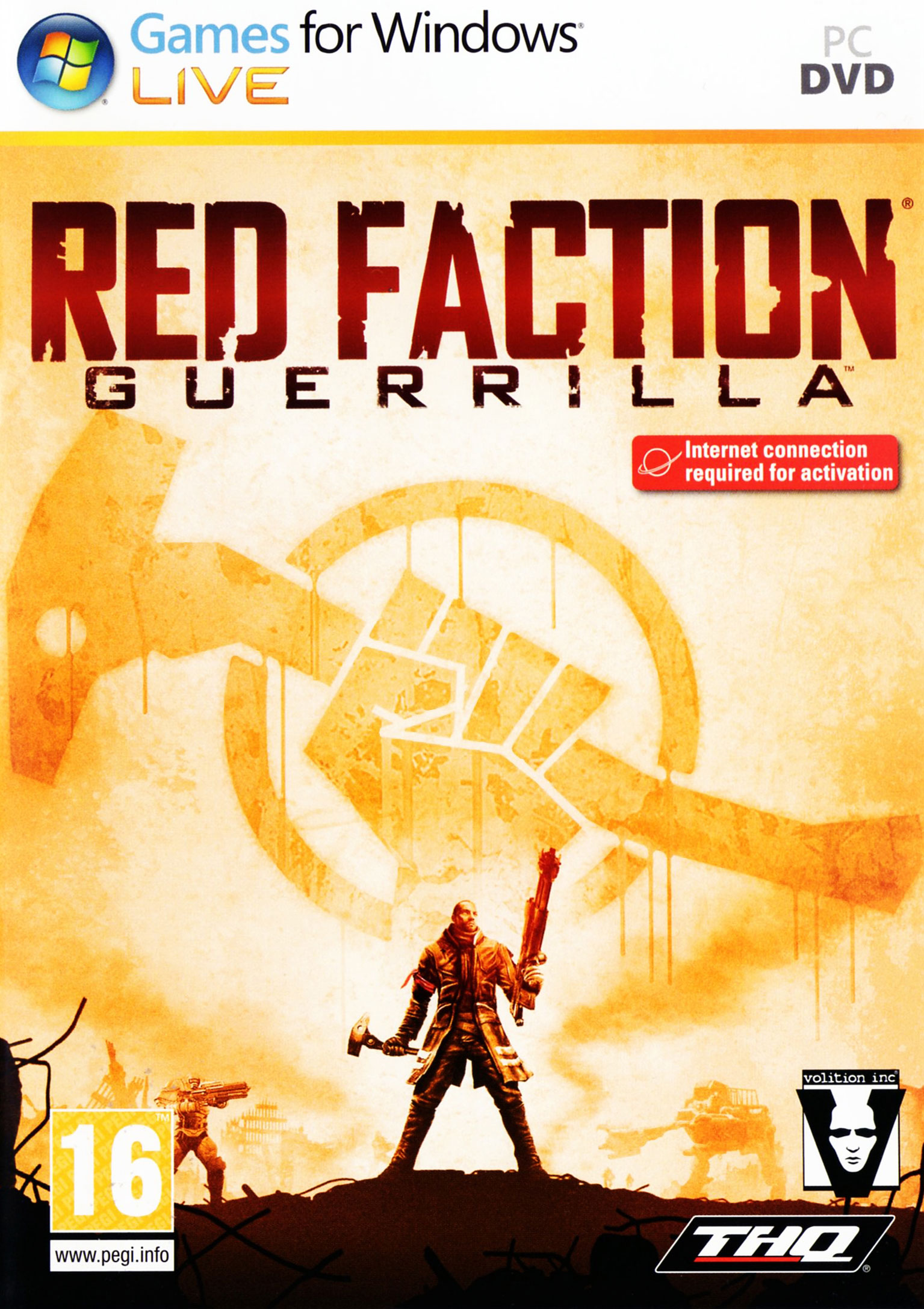 Red Faction: Guerrilla - pedn DVD obal