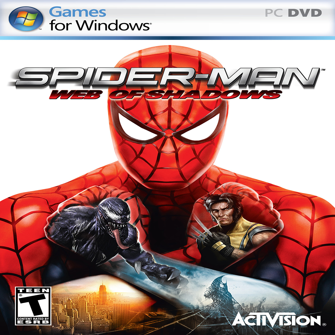 Spider-Man: Web of Shadows - pedn CD obal
