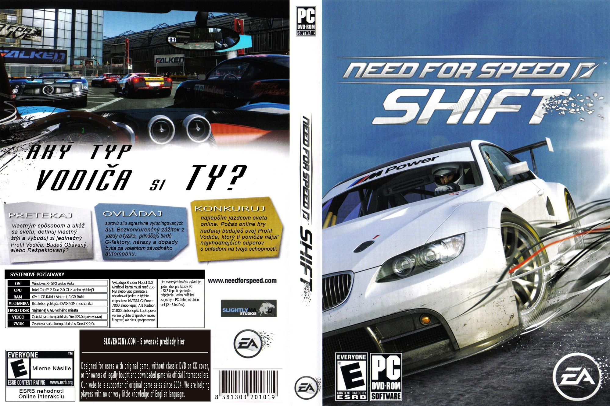 Need for Speed: Shift - DVD obal