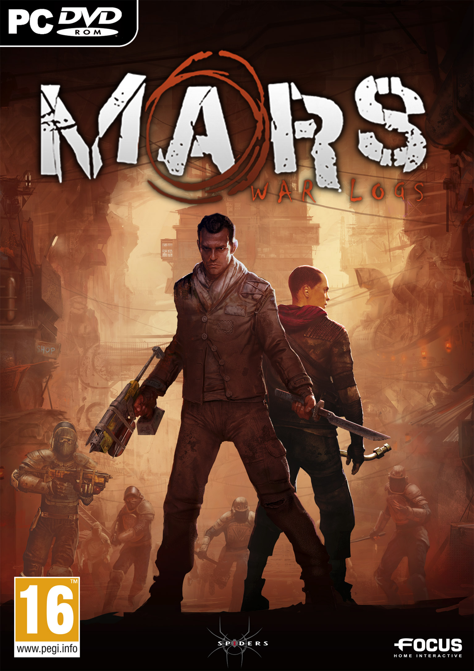 Mars: War Logs - pedn DVD obal