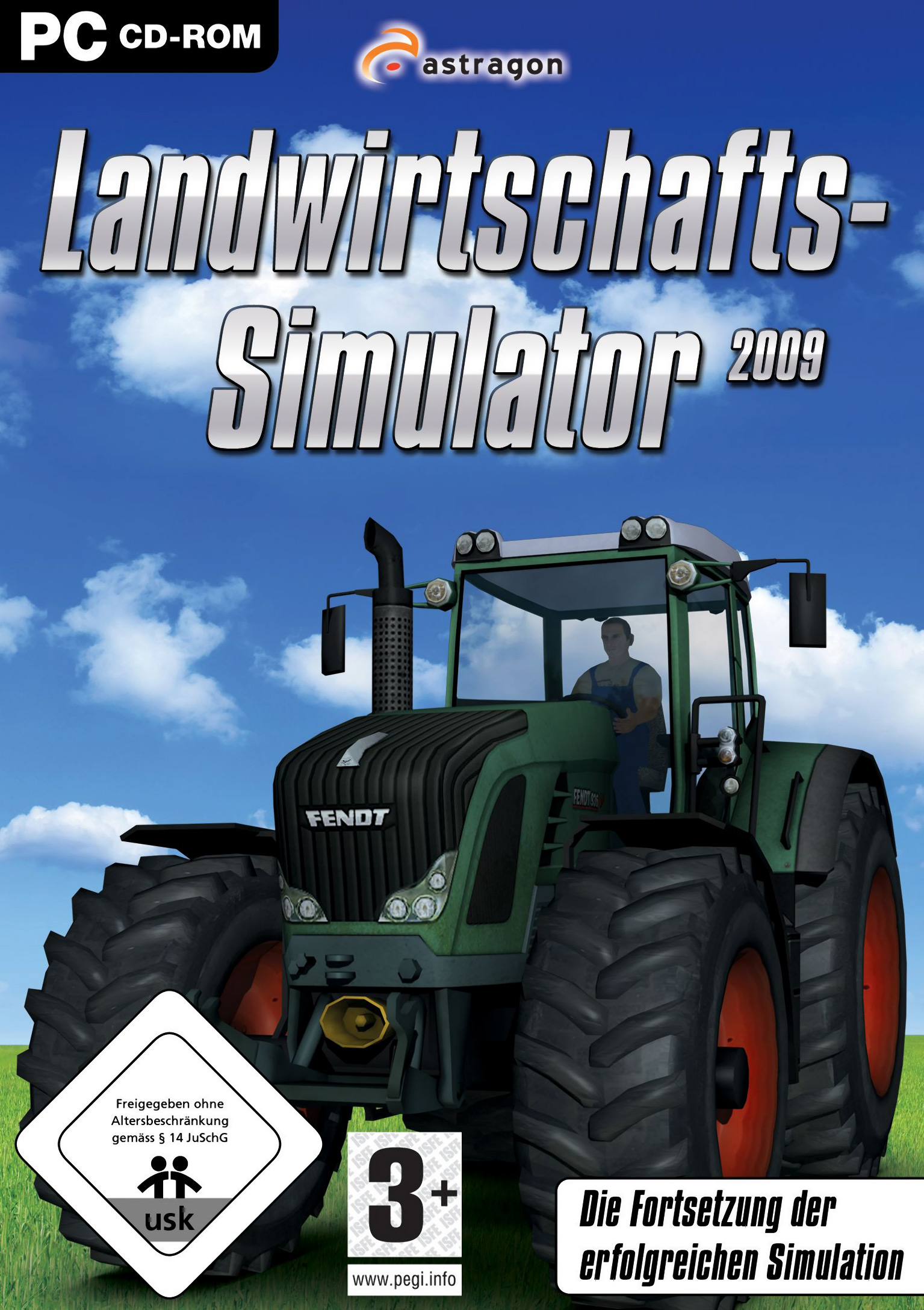 Farming Simulator 2009 - pedn DVD obal