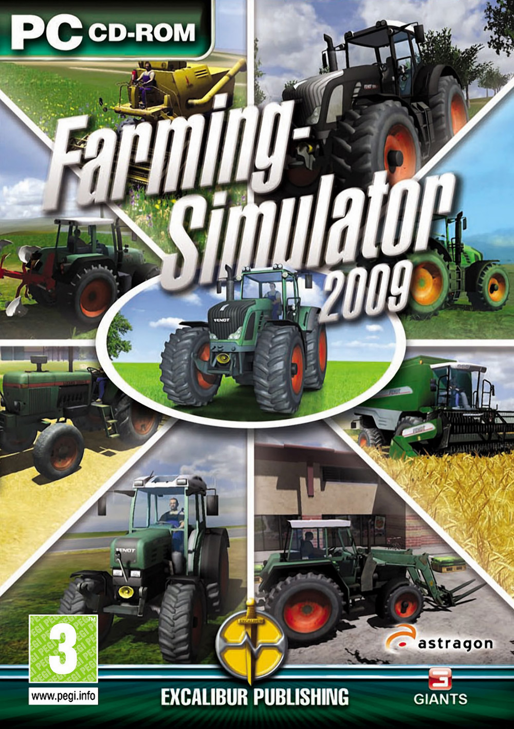 Farming Simulator 2009 - pedn DVD obal 3