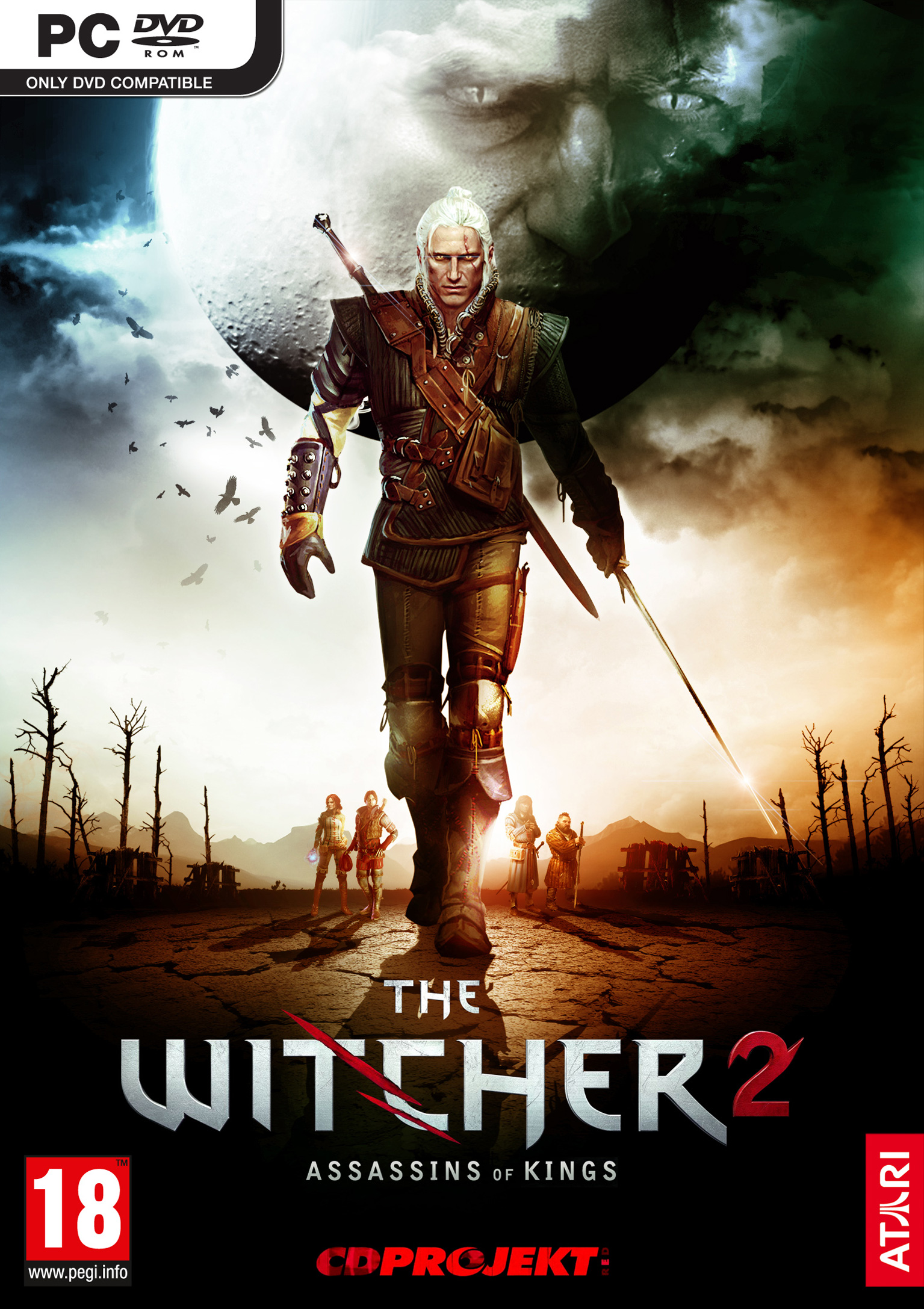 The Witcher 2: Assassins of Kings - pedn DVD obal 3