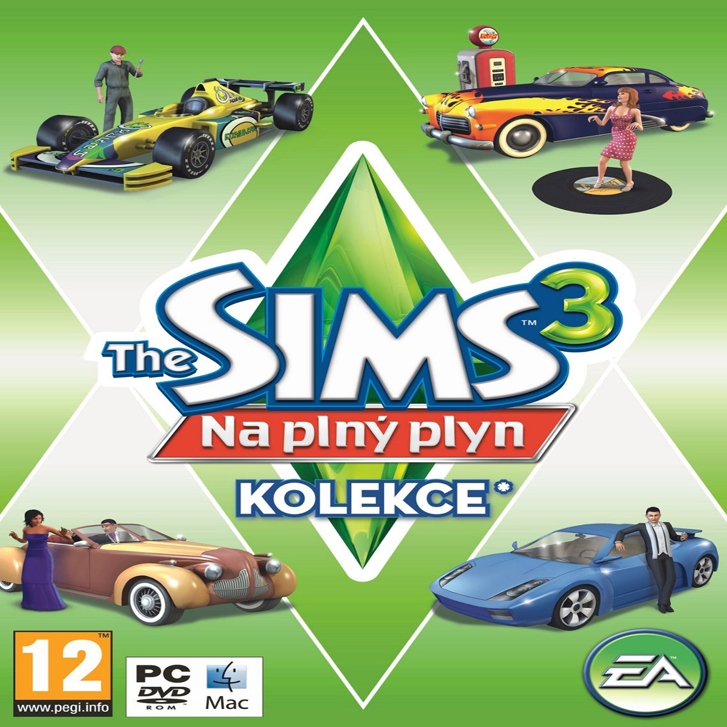 The Sims 3: Fast Lane Stuff - pedn CD obal