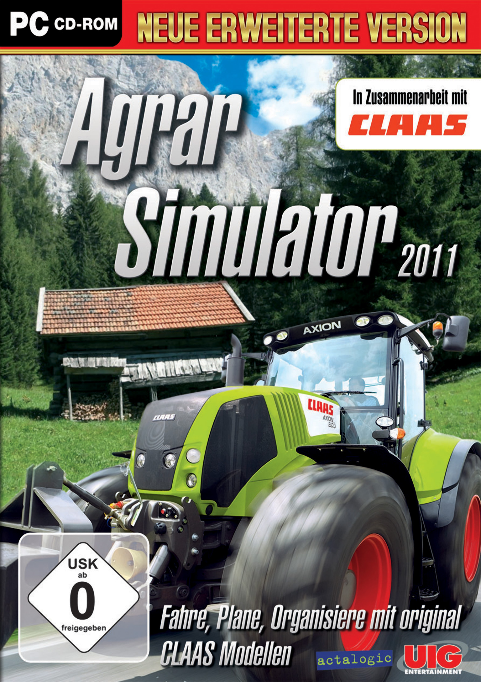Agrar Simulator 2011 - pedn DVD obal 2