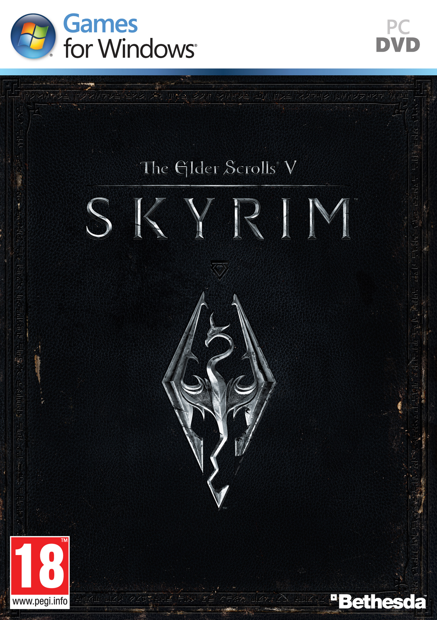 The Elder Scrolls 5: Skyrim - pedn DVD obal