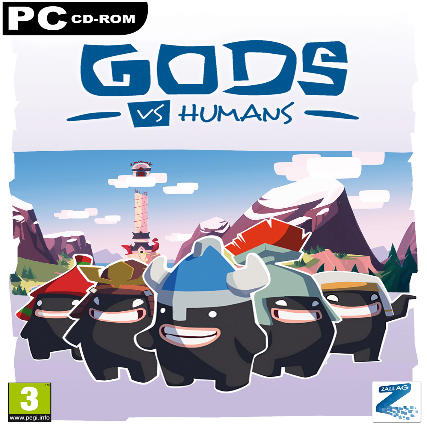 Gods vs Humans - pedn CD obal