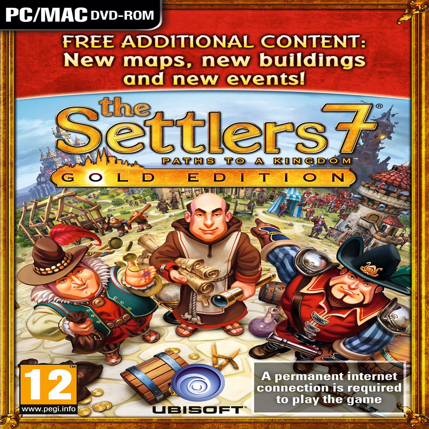 The Settlers 7: Paths to a Kingdom - Gold Edition - pedn CD obal 3