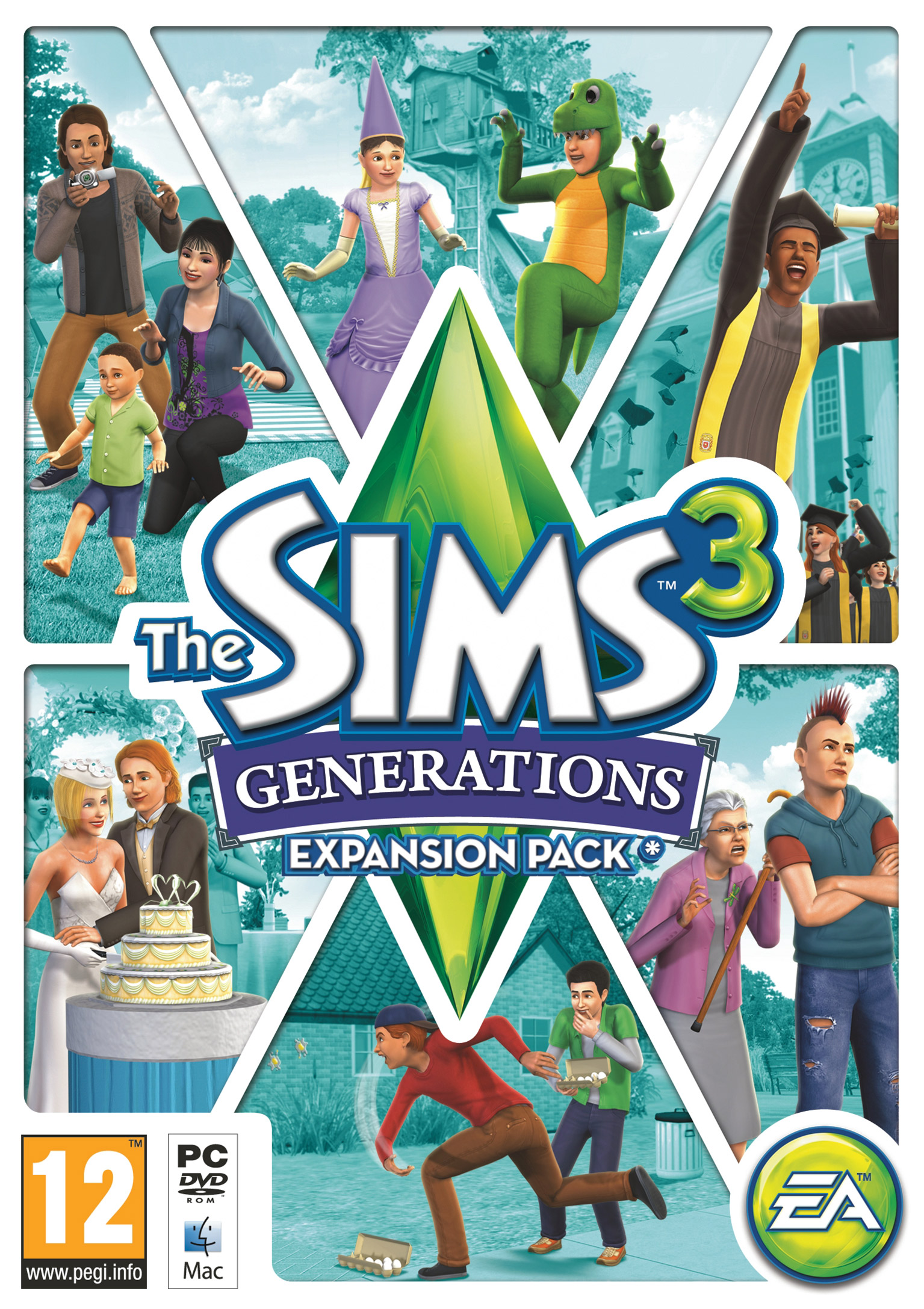 The Sims 3: Generations - pedn DVD obal 2