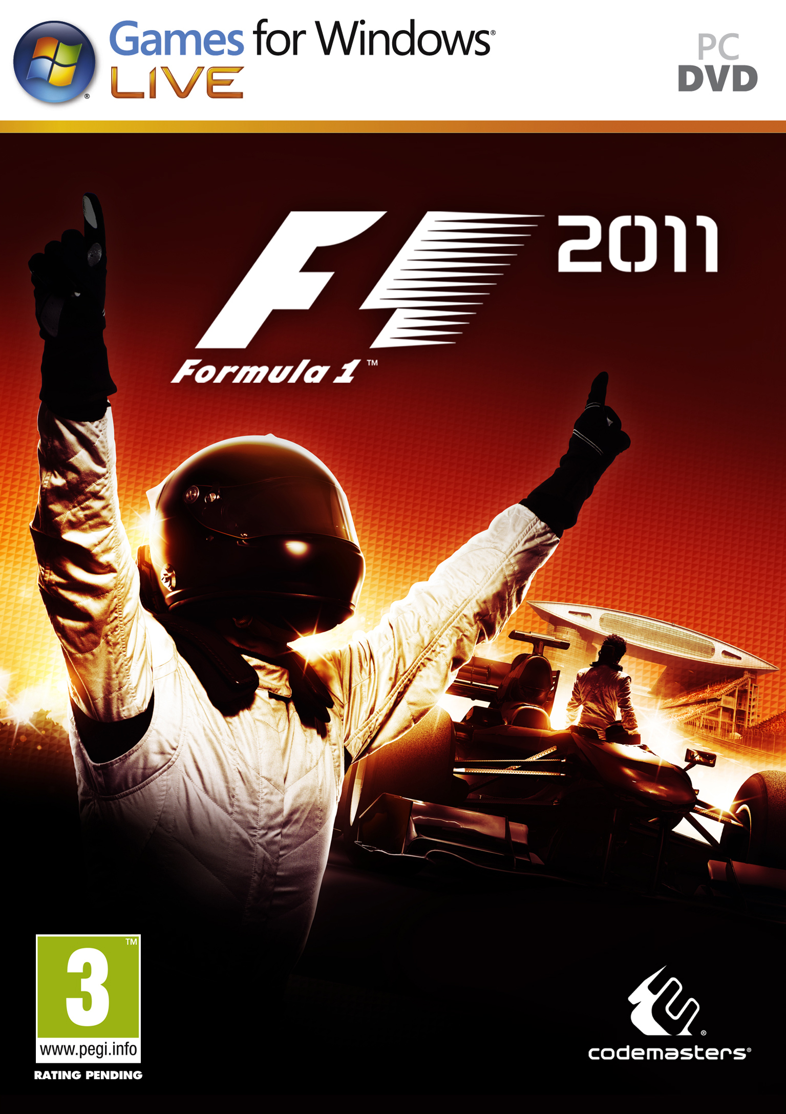 F1 2011 - pedn DVD obal