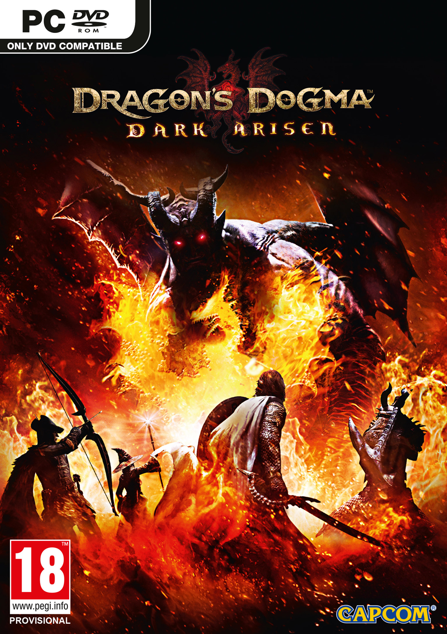 Dragon's Dogma: Dark Arisen - pedn DVD obal