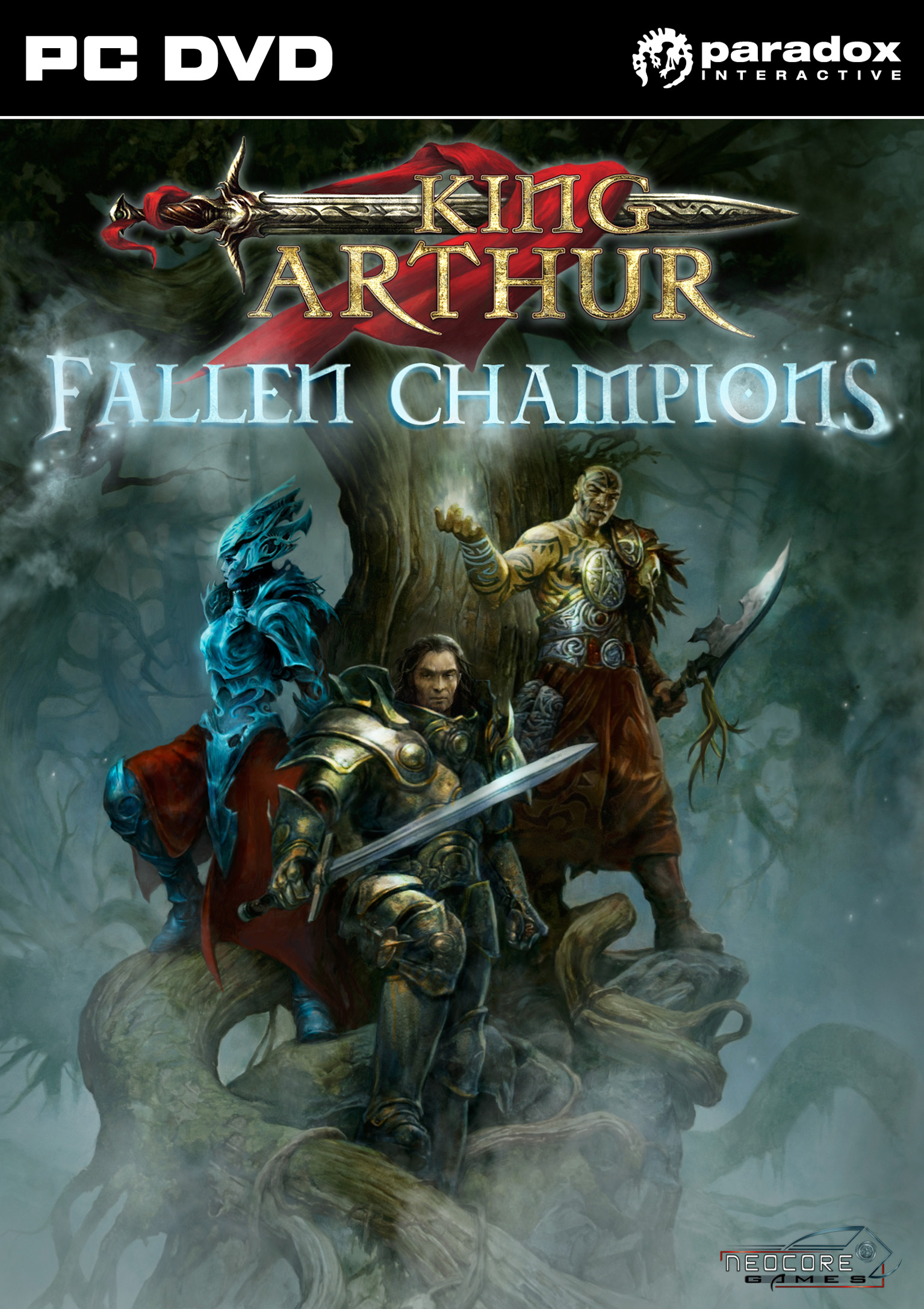 King Arthur: Fallen Champions - pedn DVD obal
