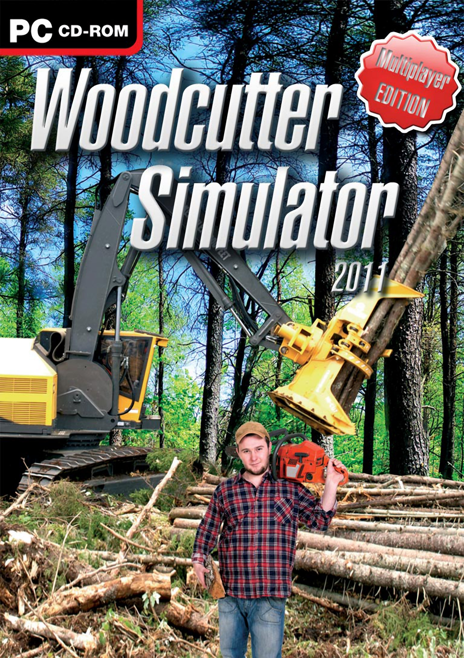 Woodcutter Simulator 2011 - pedn DVD obal