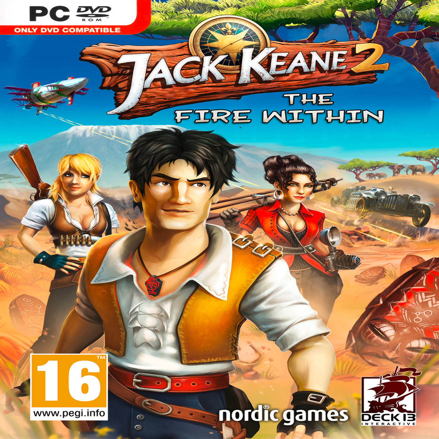 Jack Keane 2: The Fire Within - pedn CD obal