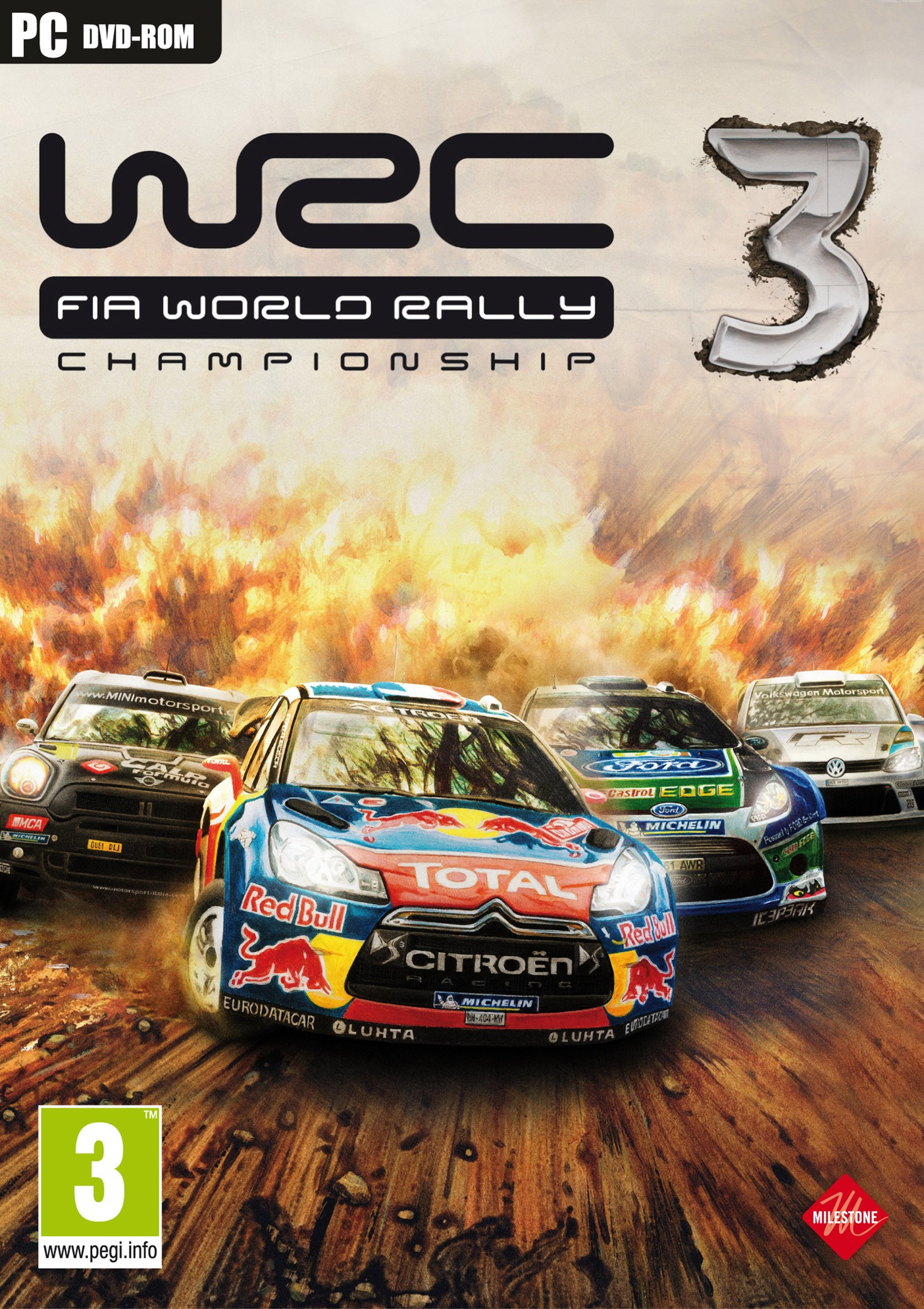 WRC 3 - pedn DVD obal