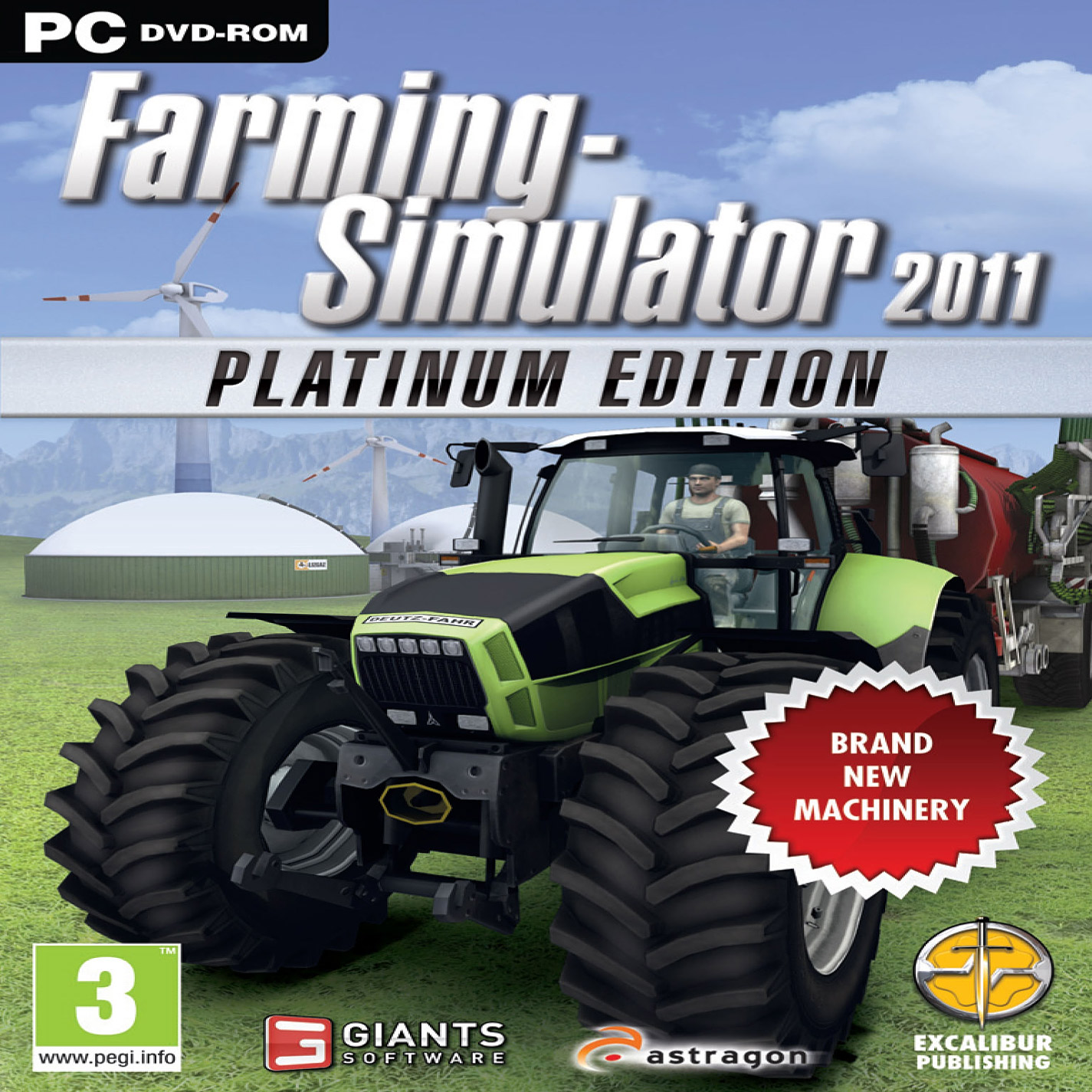 Farming Simulator 2011: Platinum Edition - pedn CD obal