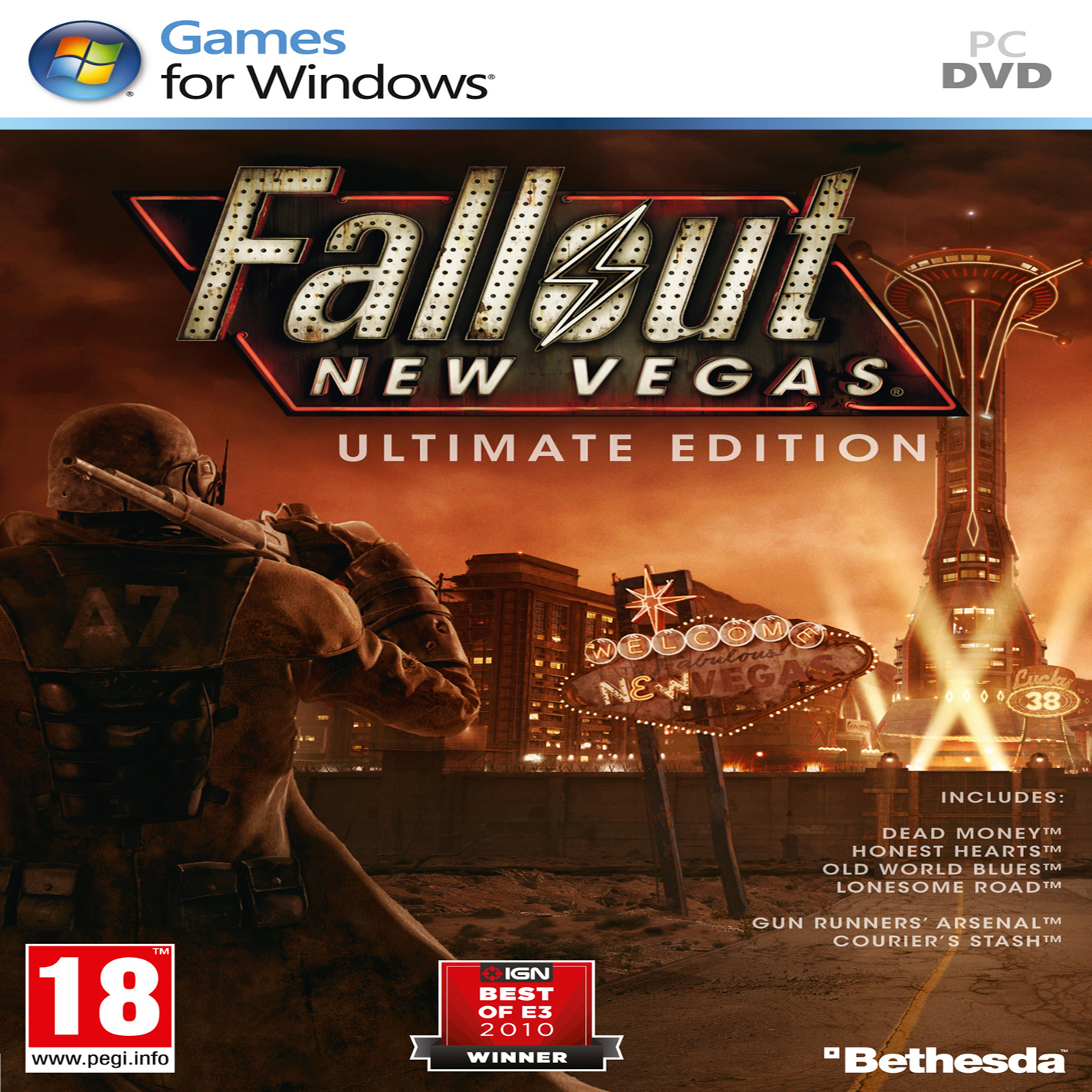 Fallout: New Vegas Ultimate Edition - pedn CD obal