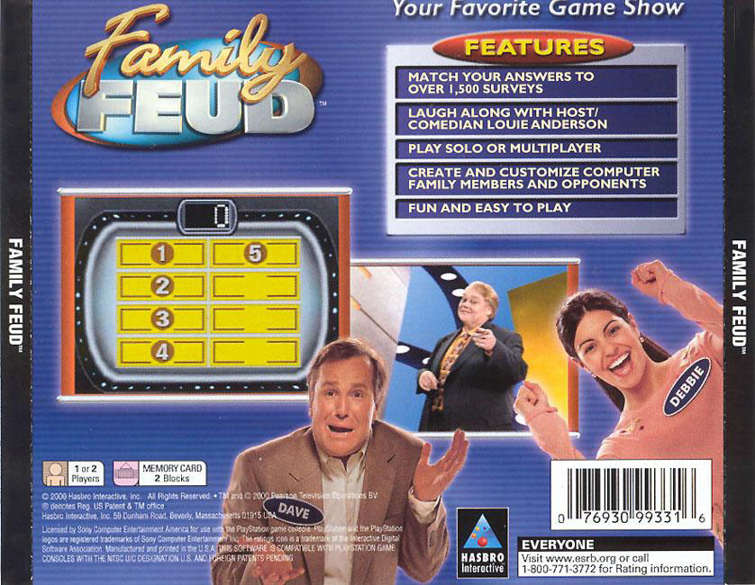 Family Feud - zadn CD obal