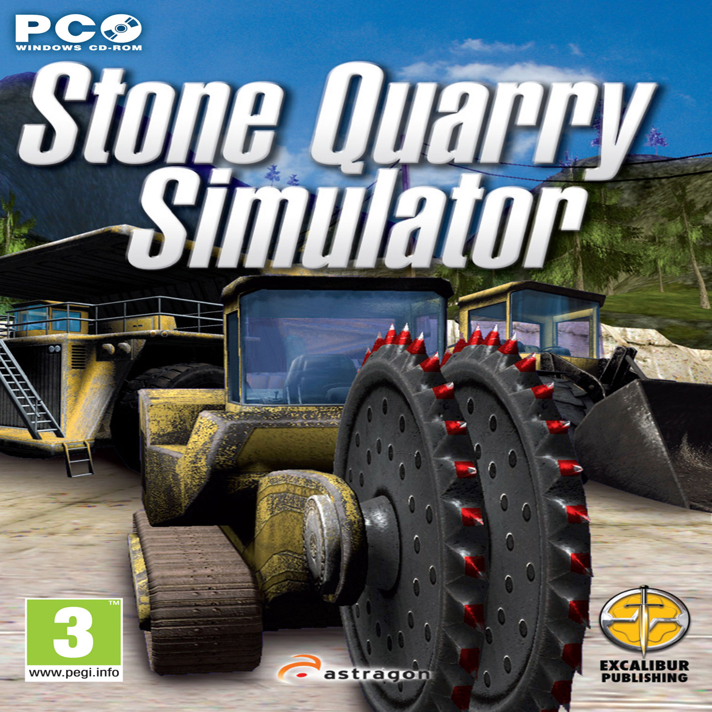 Stone Quarry Simulator - pedn CD obal
