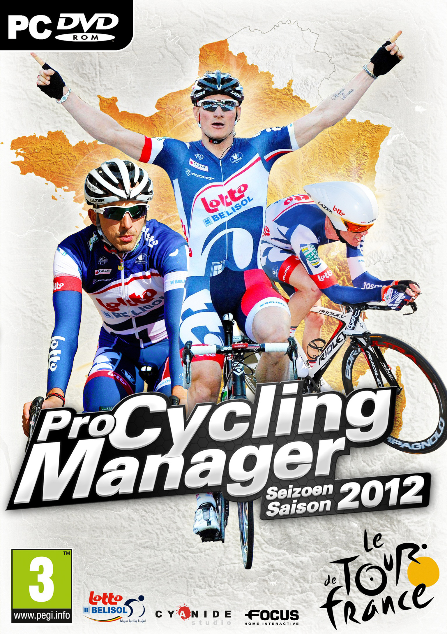 Pro Cycling Manager 2012 - pedn DVD obal