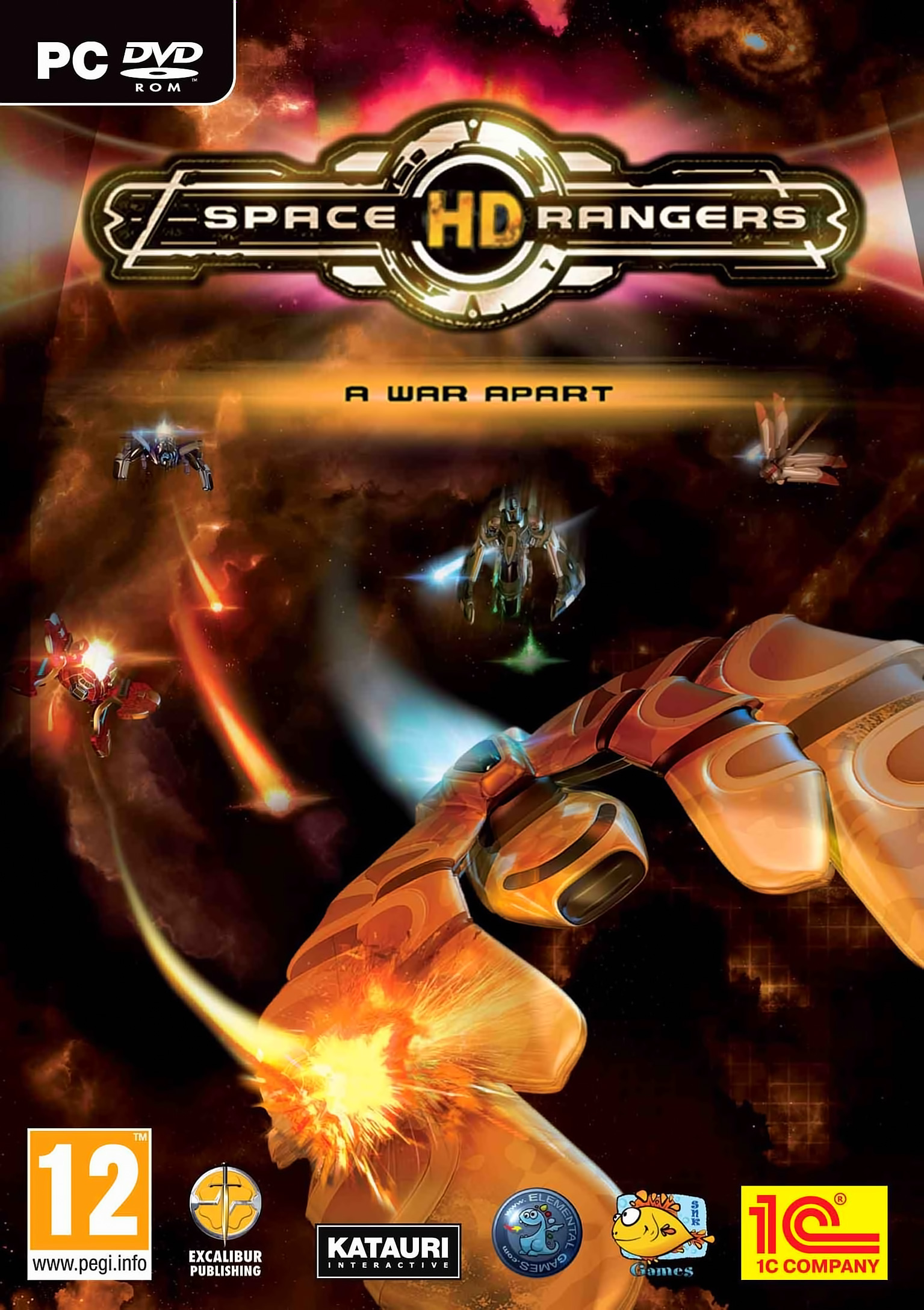 Space Rangers HD: A War Apart - pedn DVD obal
