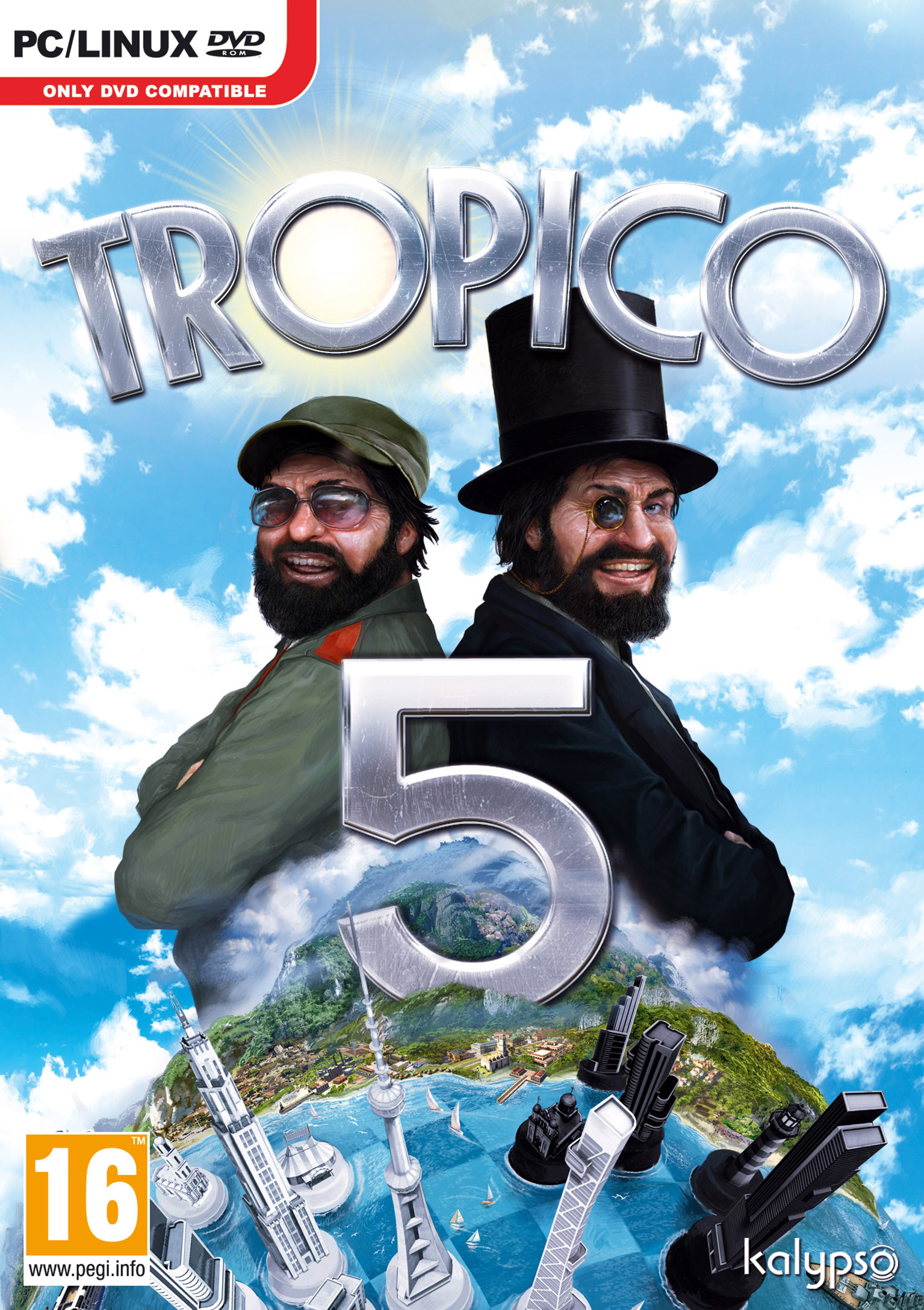 Tropico 5 - pedn DVD obal
