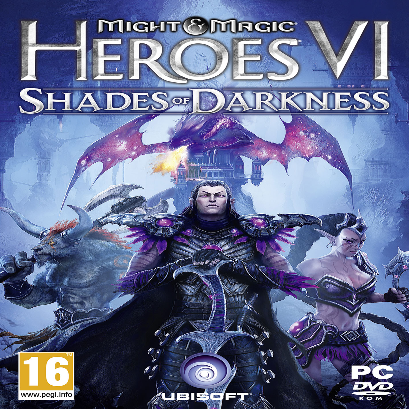 Might & Magic Heroes VI: Shades of Darkness - pedn CD obal