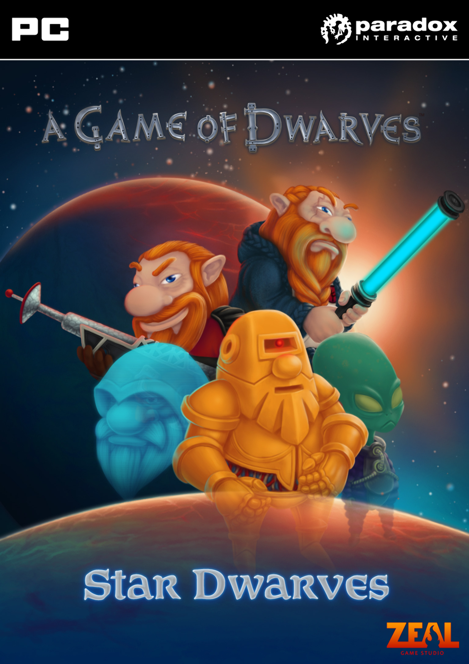 A Game of Dwarves: Star Dwarves - pedn DVD obal