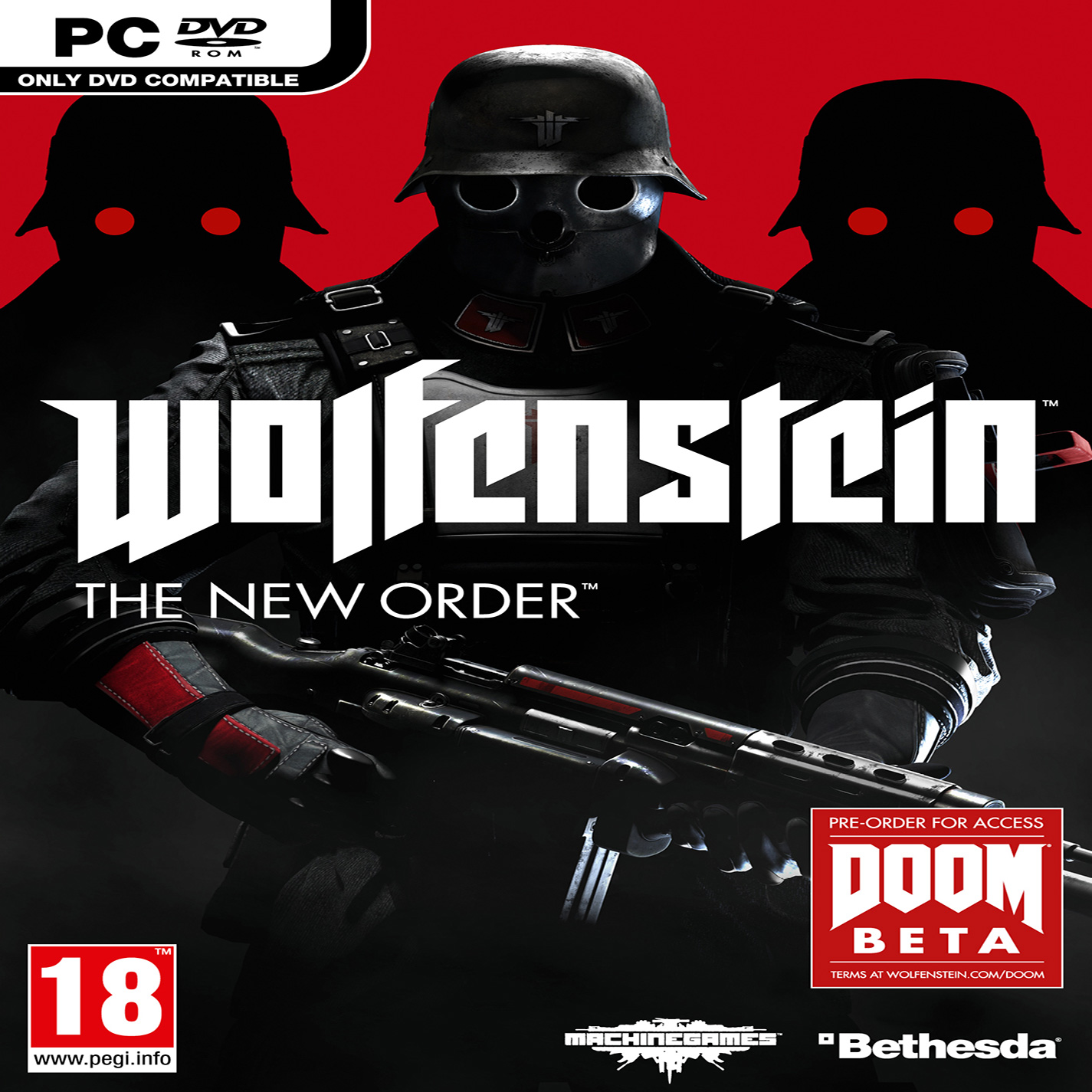 Wolfenstein: The New Order - pedn CD obal