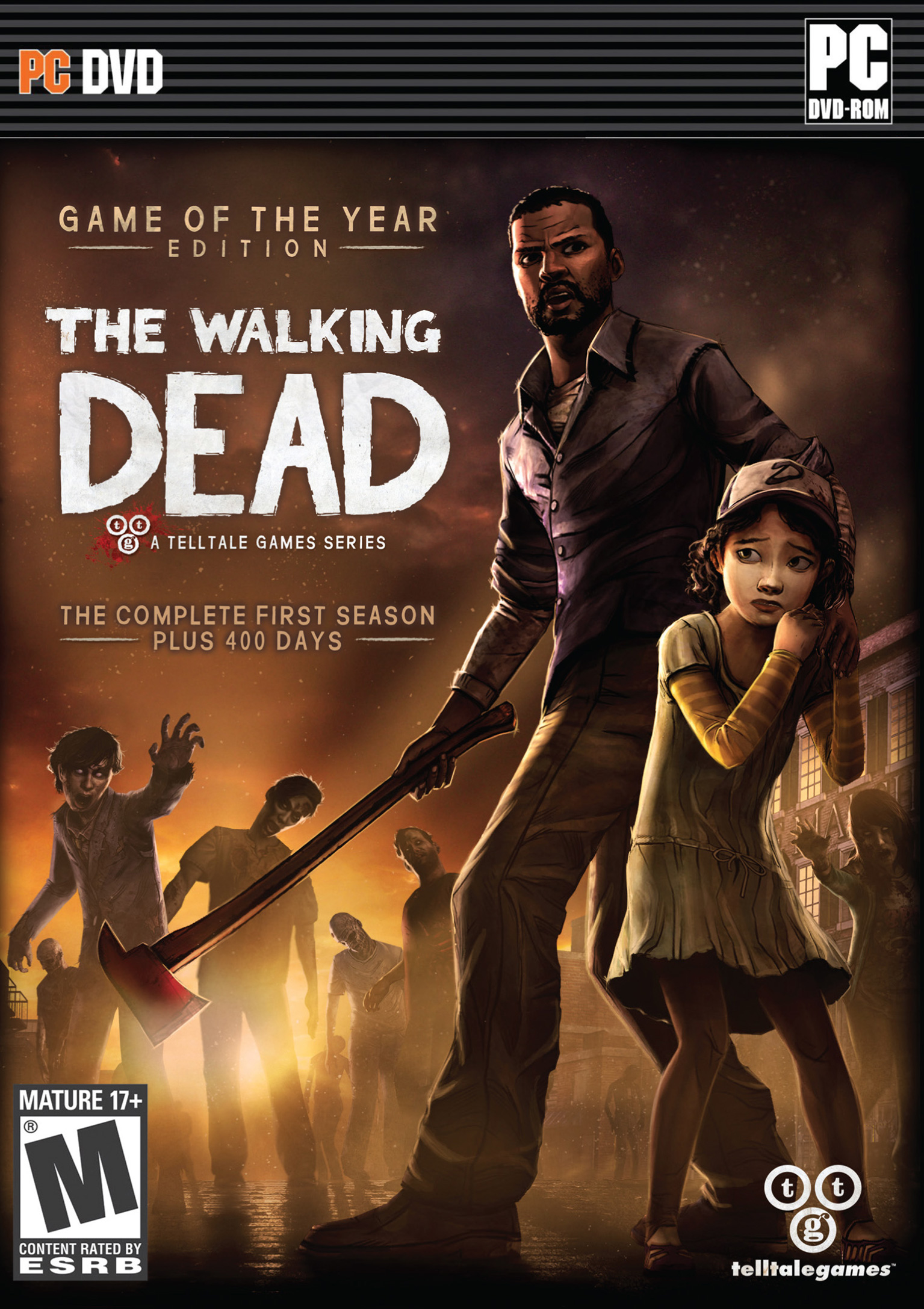 The Walking Dead: A Telltale Games Series - Game of the Year Edition - pedn DVD obal