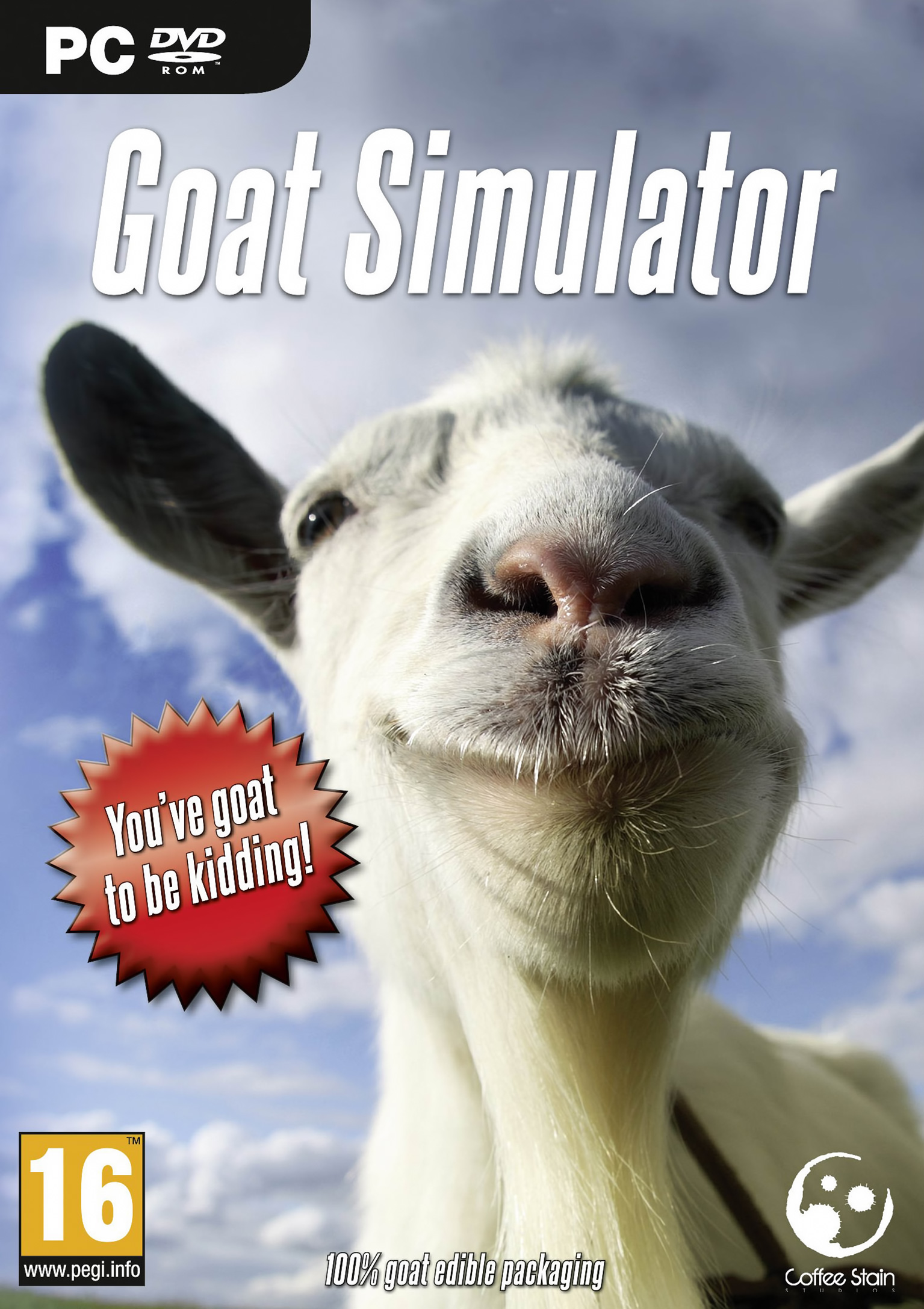 Goat Simulator - pedn DVD obal