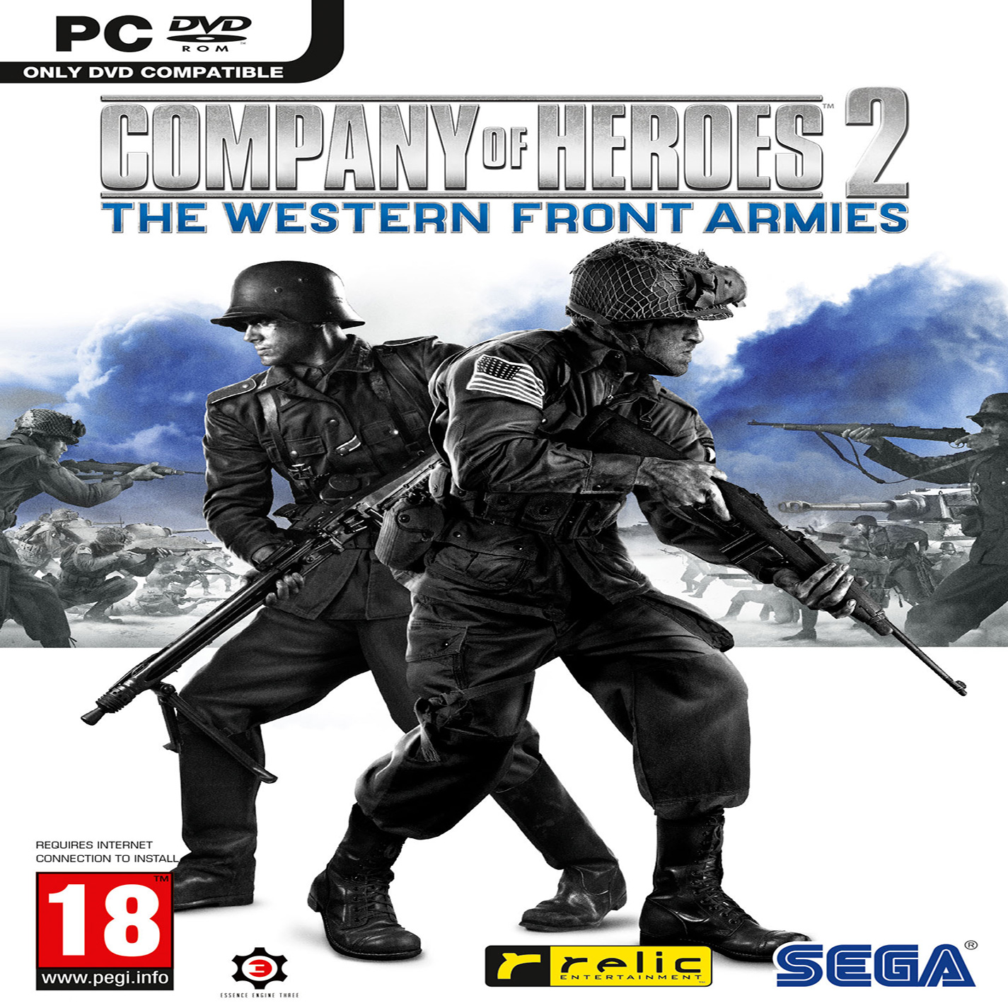 Company of Heroes 2: The Western Front Armies - pedn CD obal