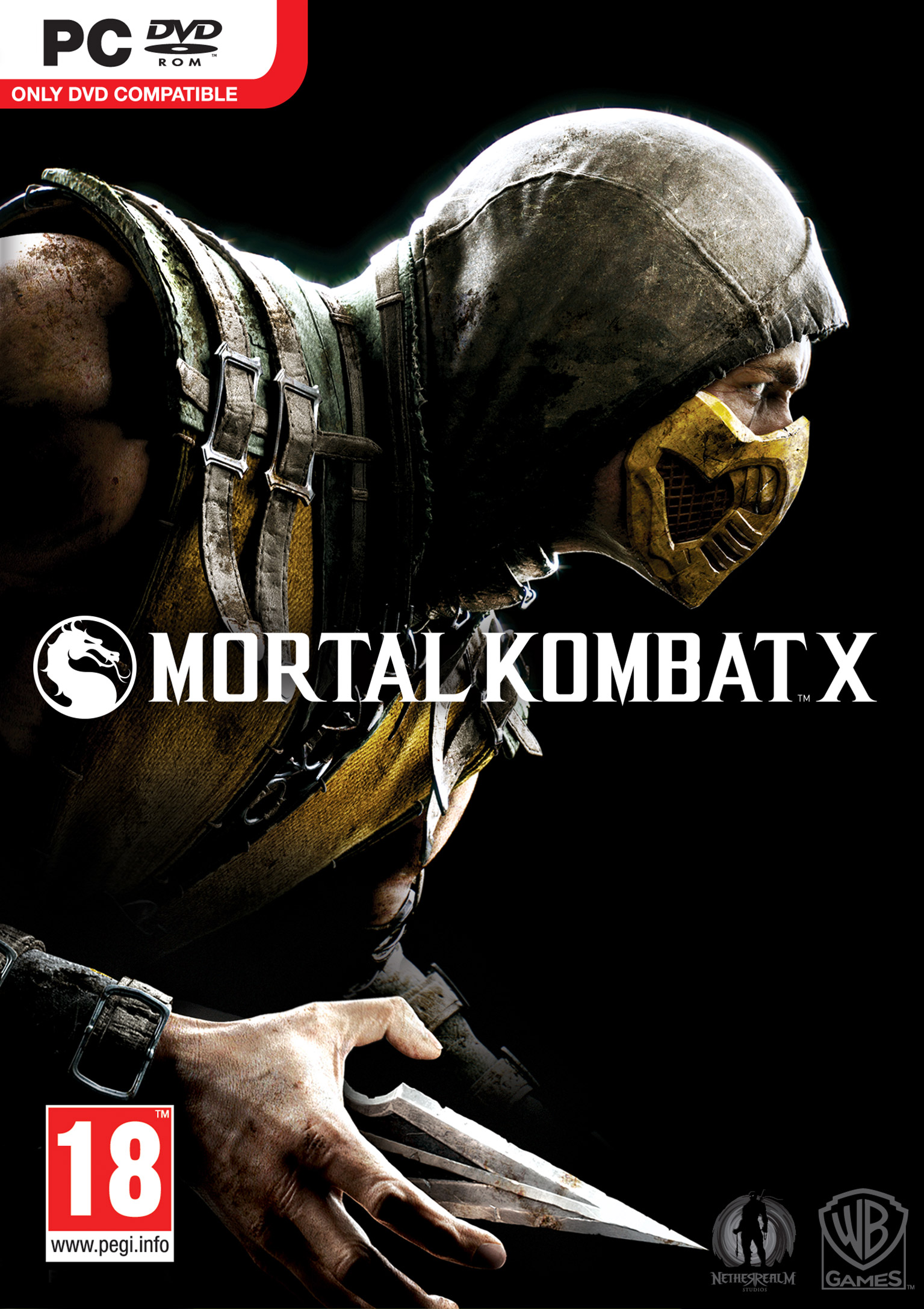 Mortal Kombat X - pedn DVD obal