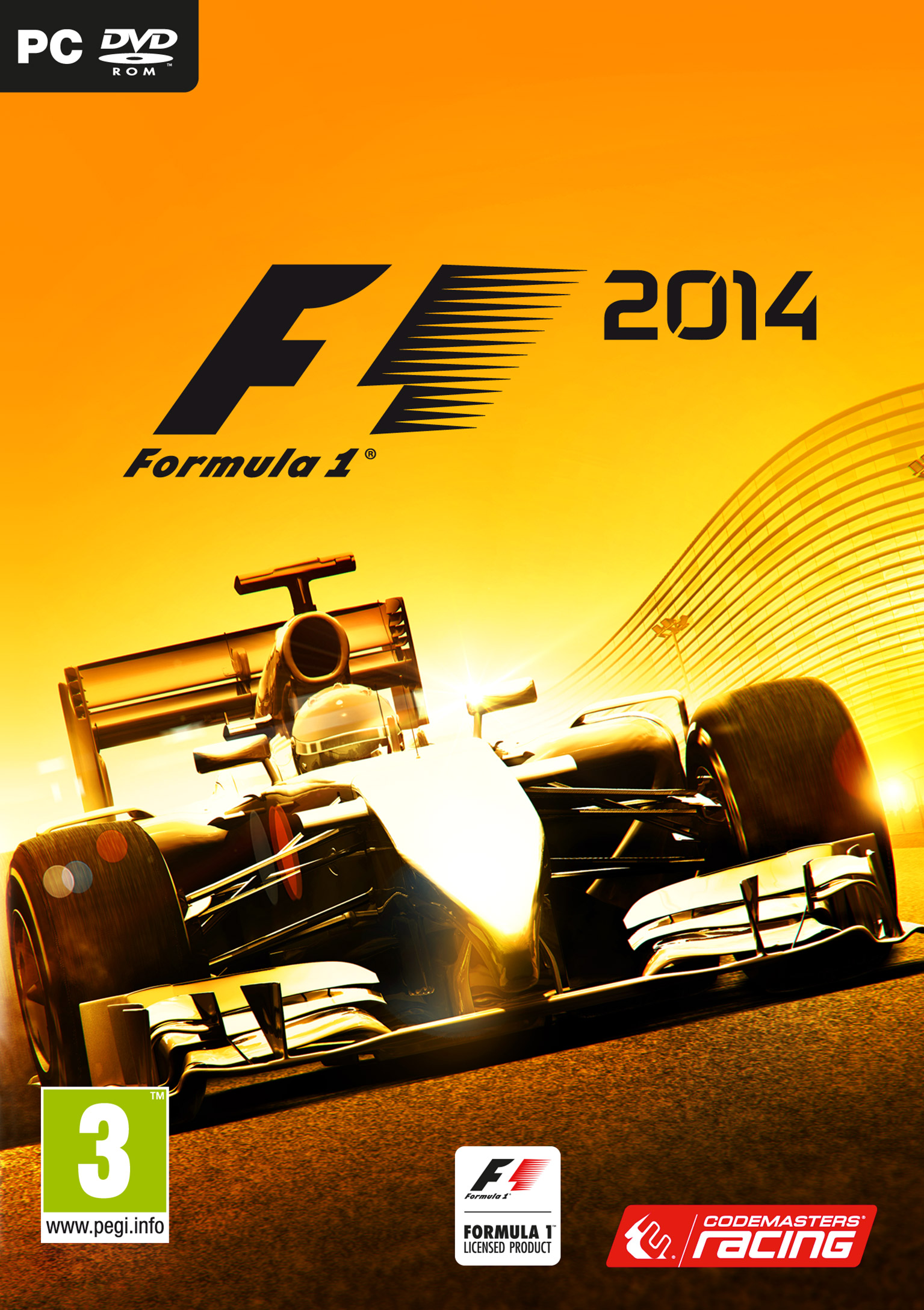 F1 2014 - pedn DVD obal