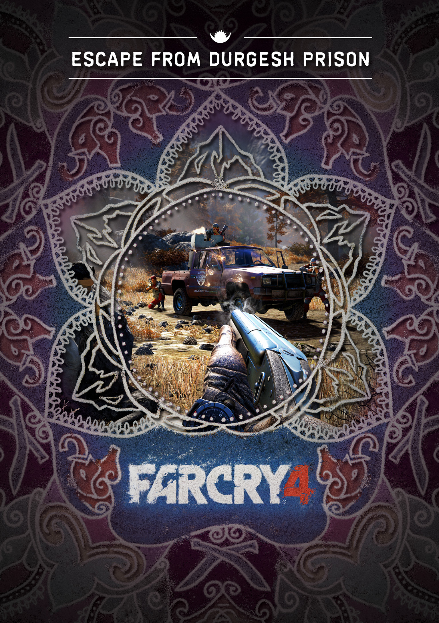 Far Cry 4: Escape from Durgesh Prison - pedn DVD obal