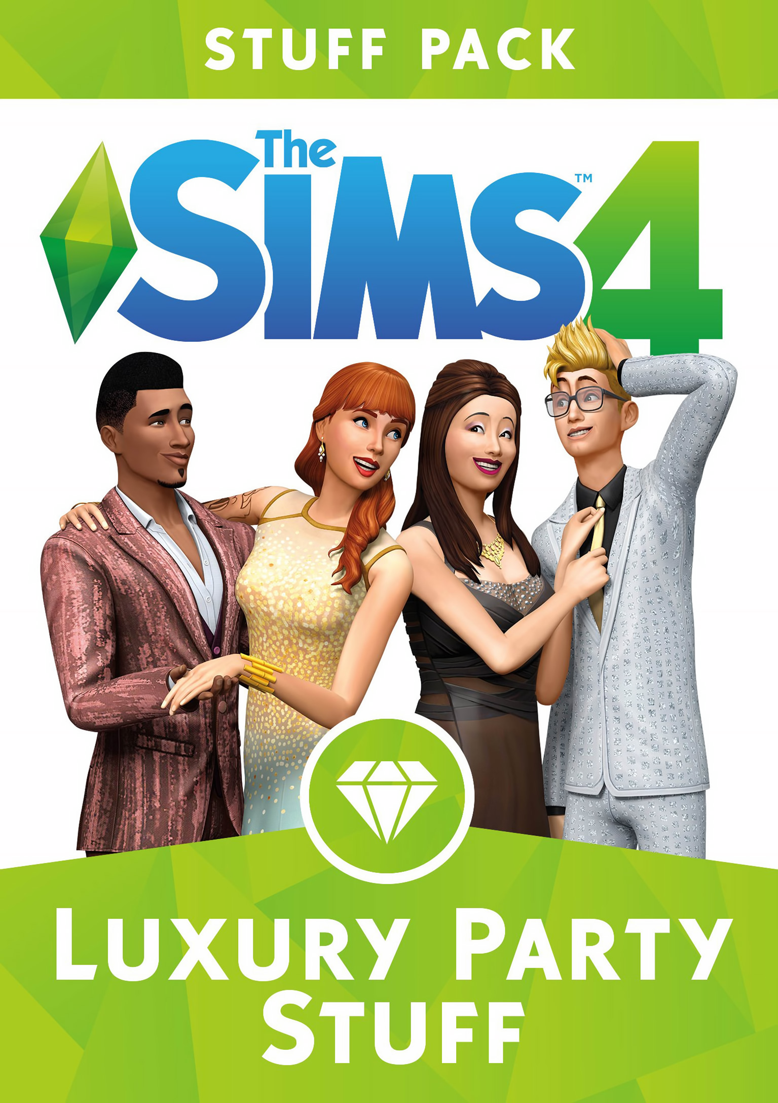 The Sims 4: Luxury Party Stuff - pedn DVD obal
