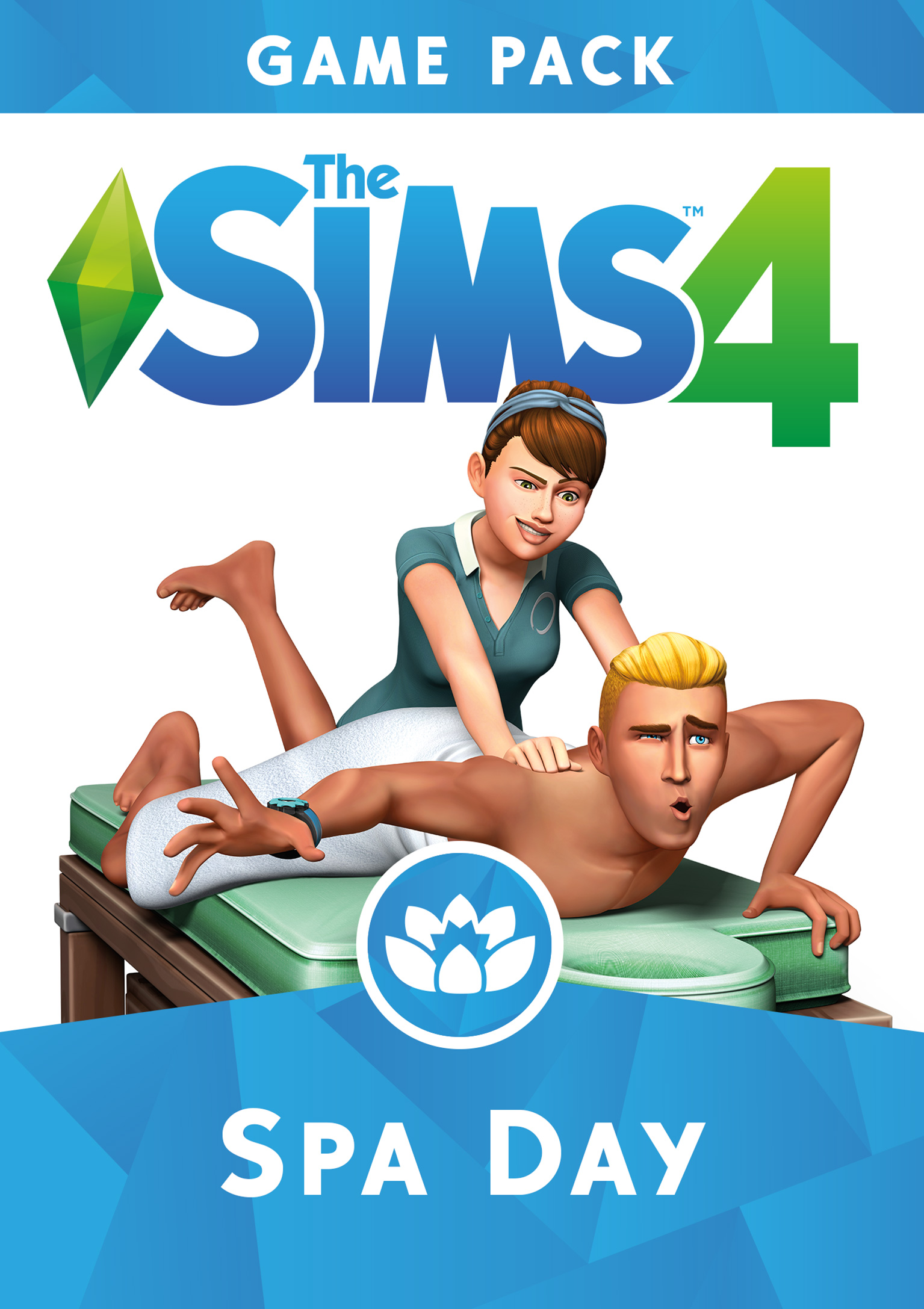 The Sims 4: Spa Day - pedn DVD obal