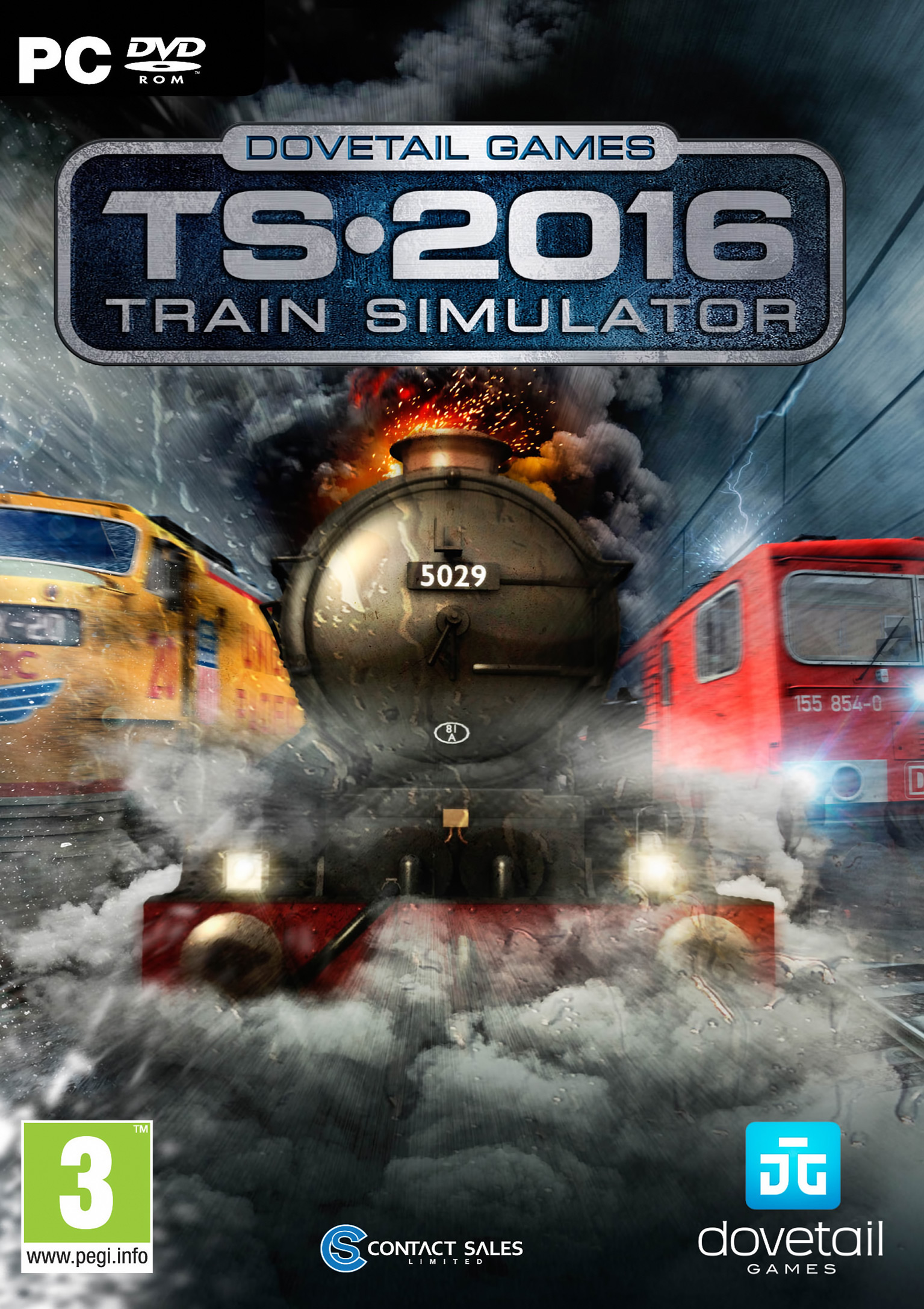 Train Simulator 2016 - pedn DVD obal