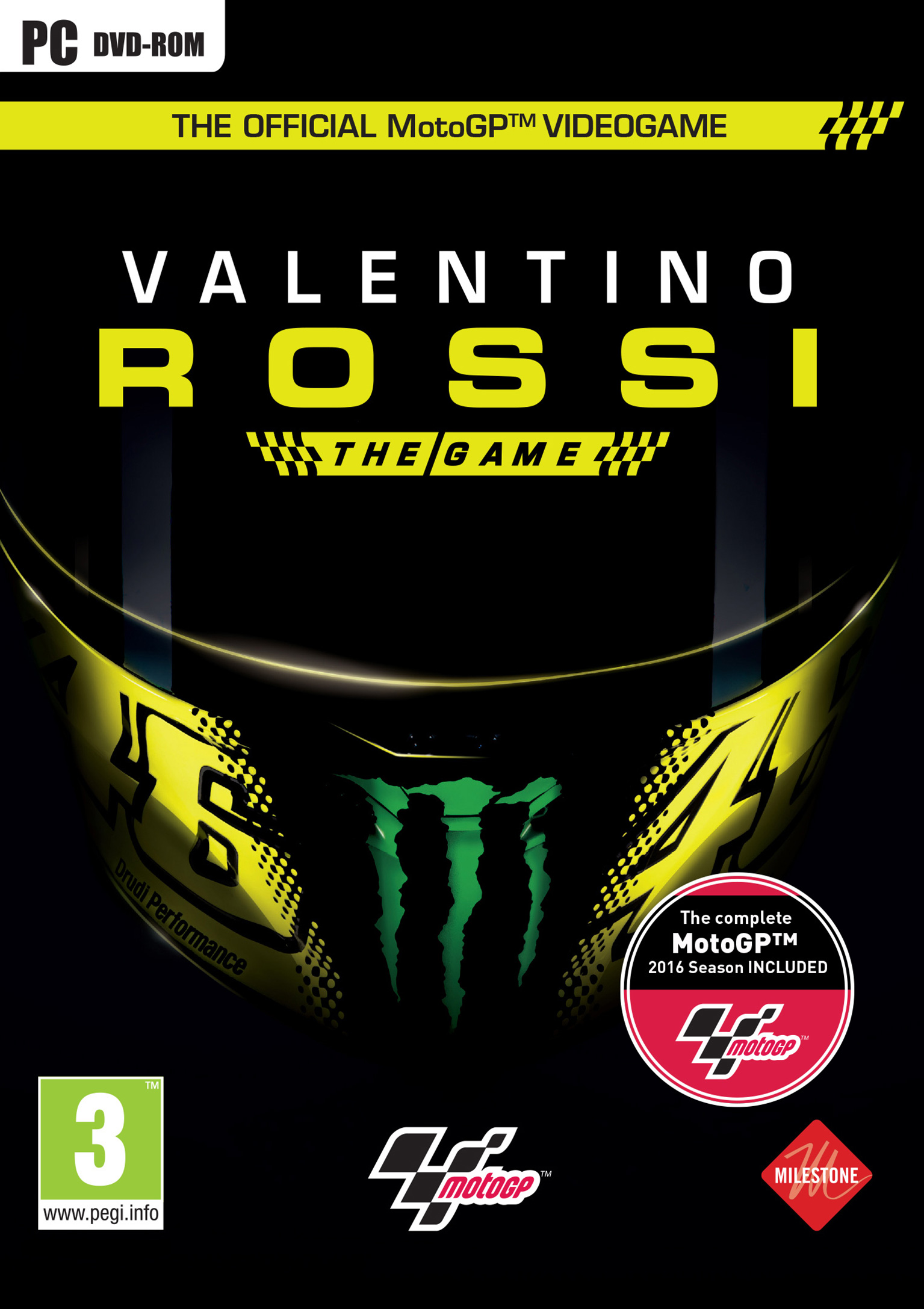 Valentino Rossi: The Game - pedn DVD obal