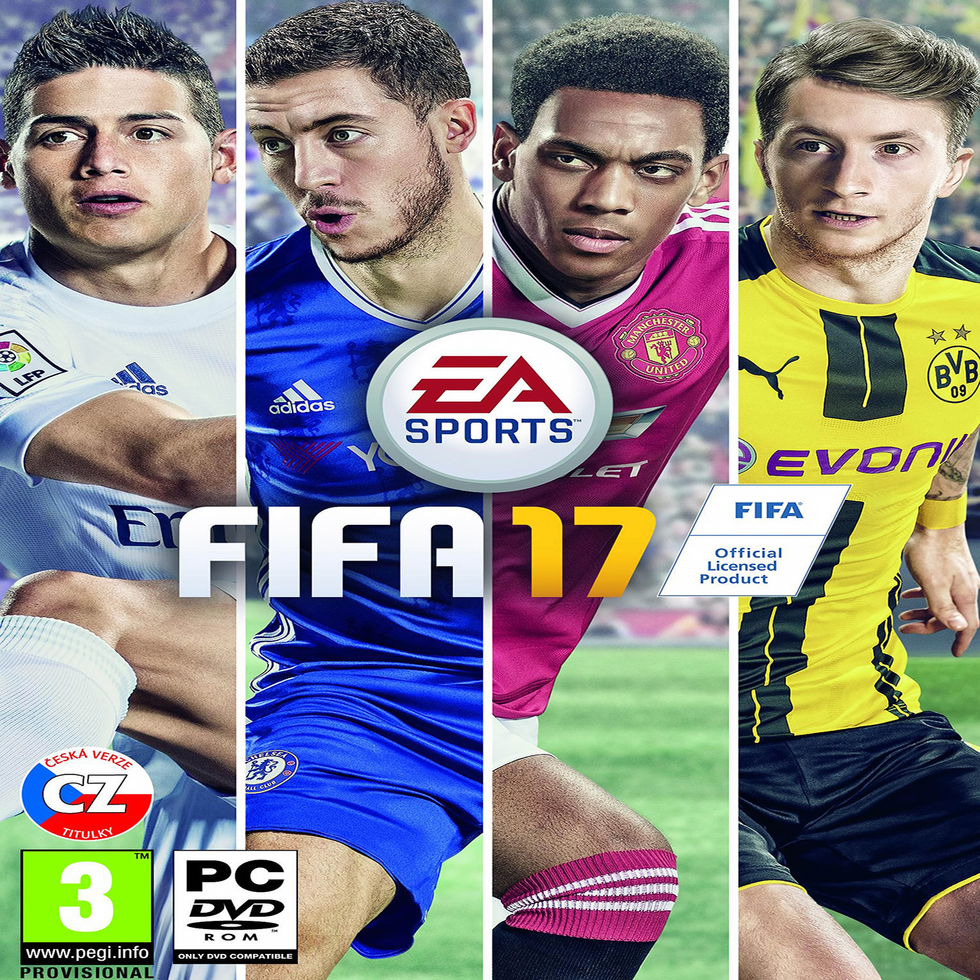 FIFA 17 - pedn CD obal